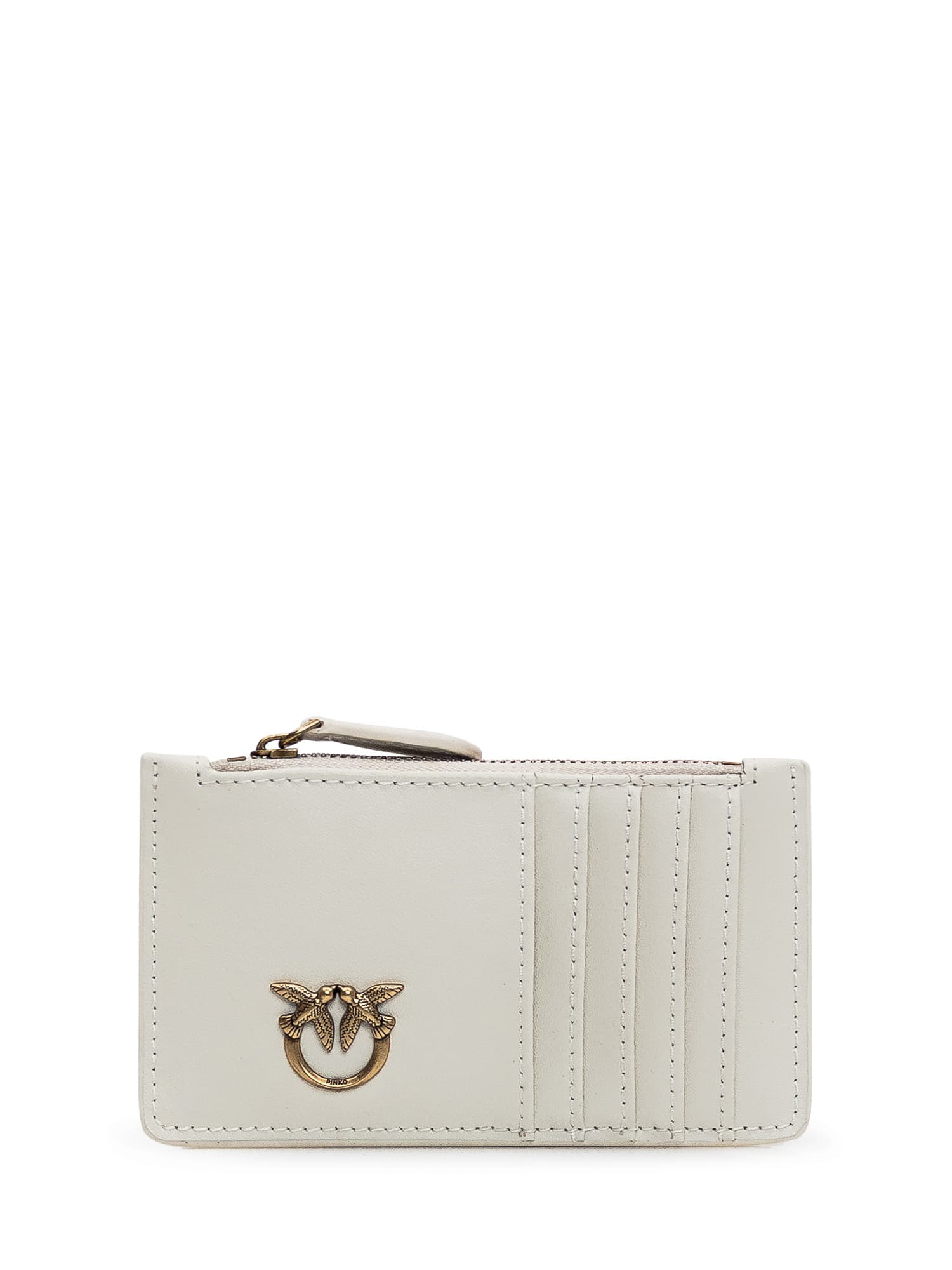 Shop Pinko Cardholder With Logo In White