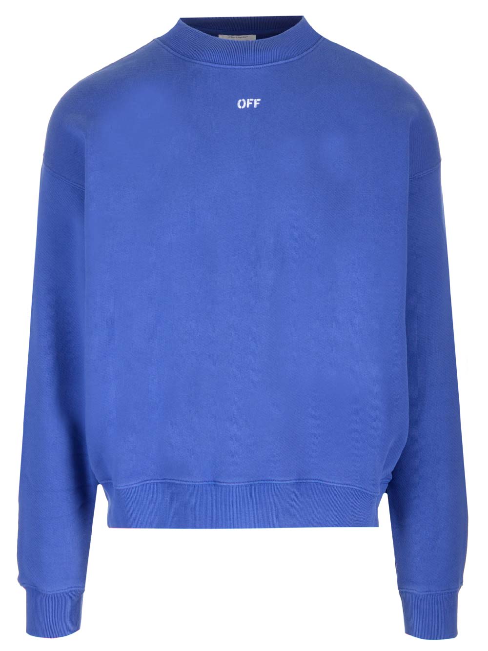 Off-white Blue Off Sweatshirt In Bluette