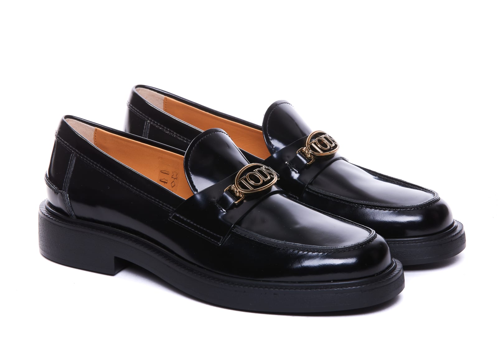 Shop Tod's Loafers In Black