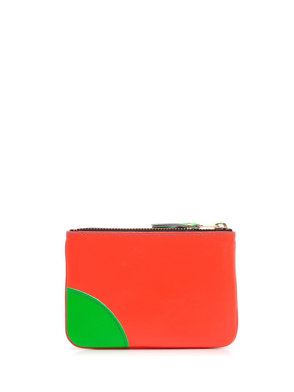 COMME DES GARÇONS TWO-TONE LEATHER COIN PURSE 