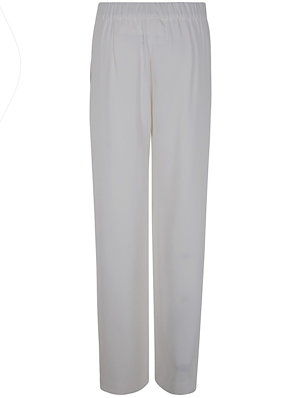 Shop P.a.r.o.s.h Cady Wide Leg Pant In Cream