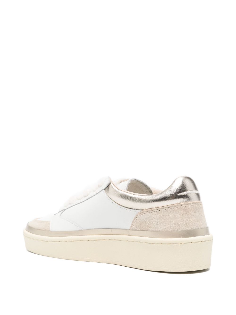 Ghoud Pads Low Leather Sneakers In Neutral