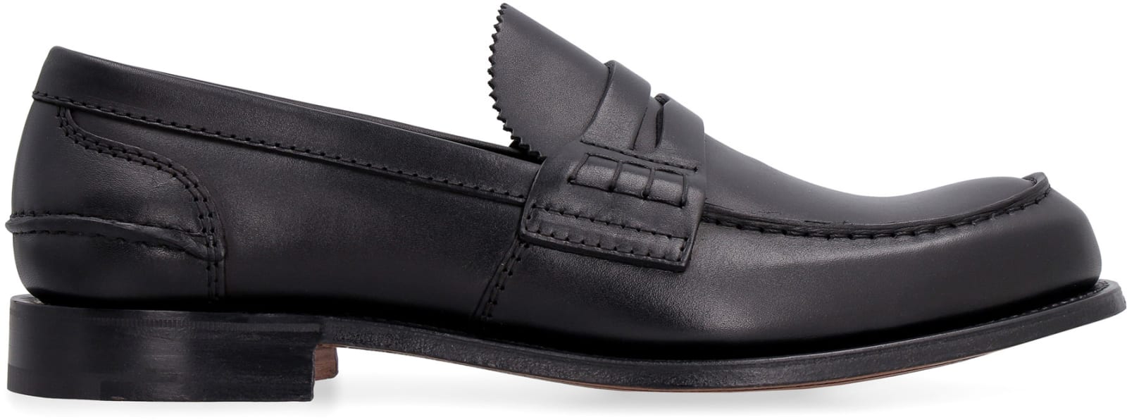 Shop Church's Pembrey Leather Loafers In Black