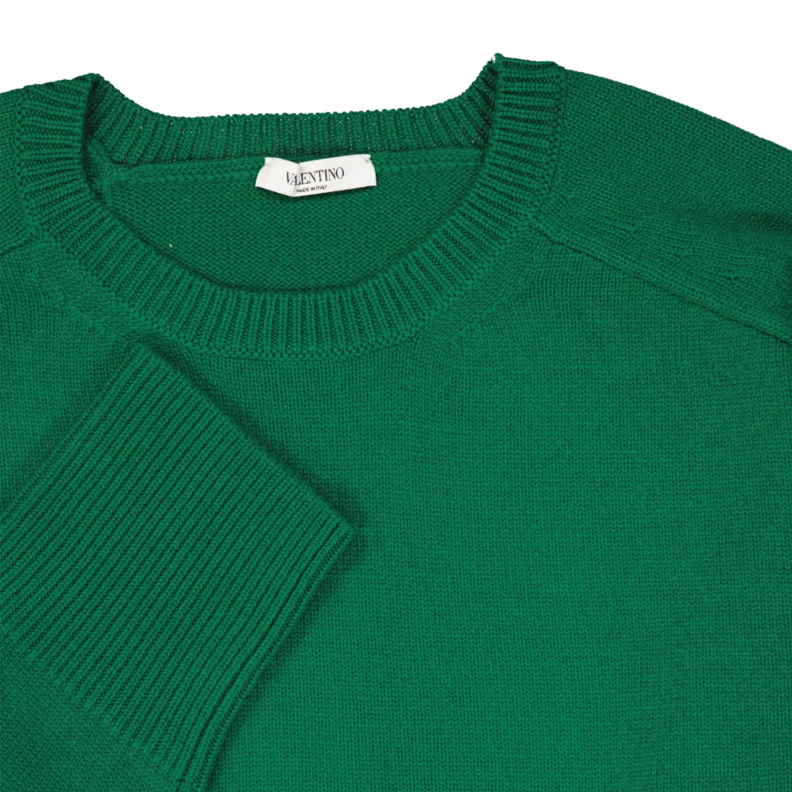 Shop Valentino Cashmere Sweater In Green