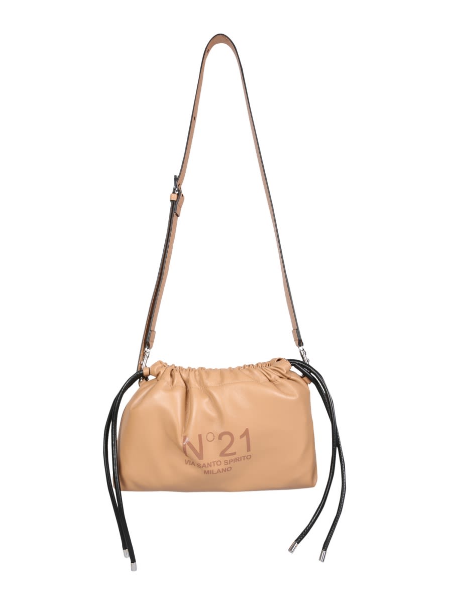 Shop N°21 Eva Shoulder Bag In Buff