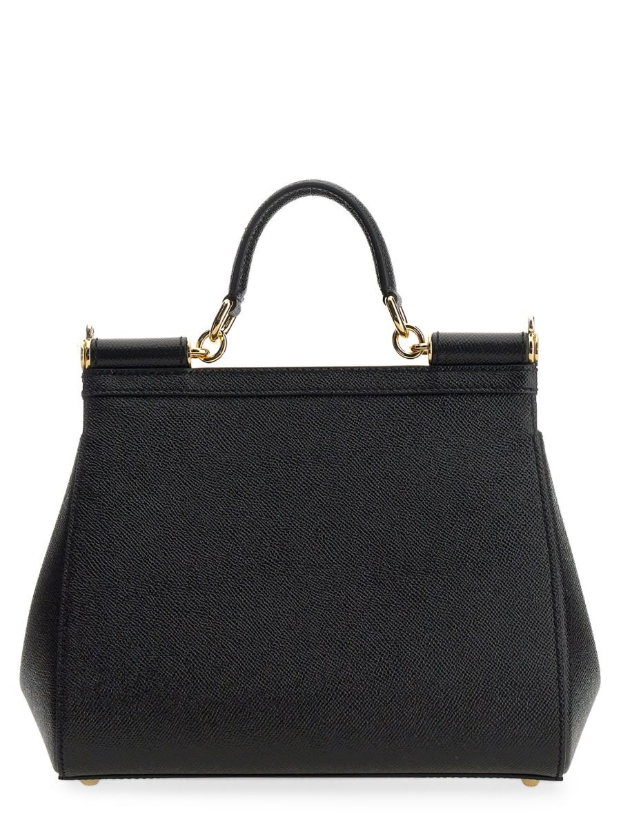 Shop Dolce & Gabbana Bag Sicily In Black