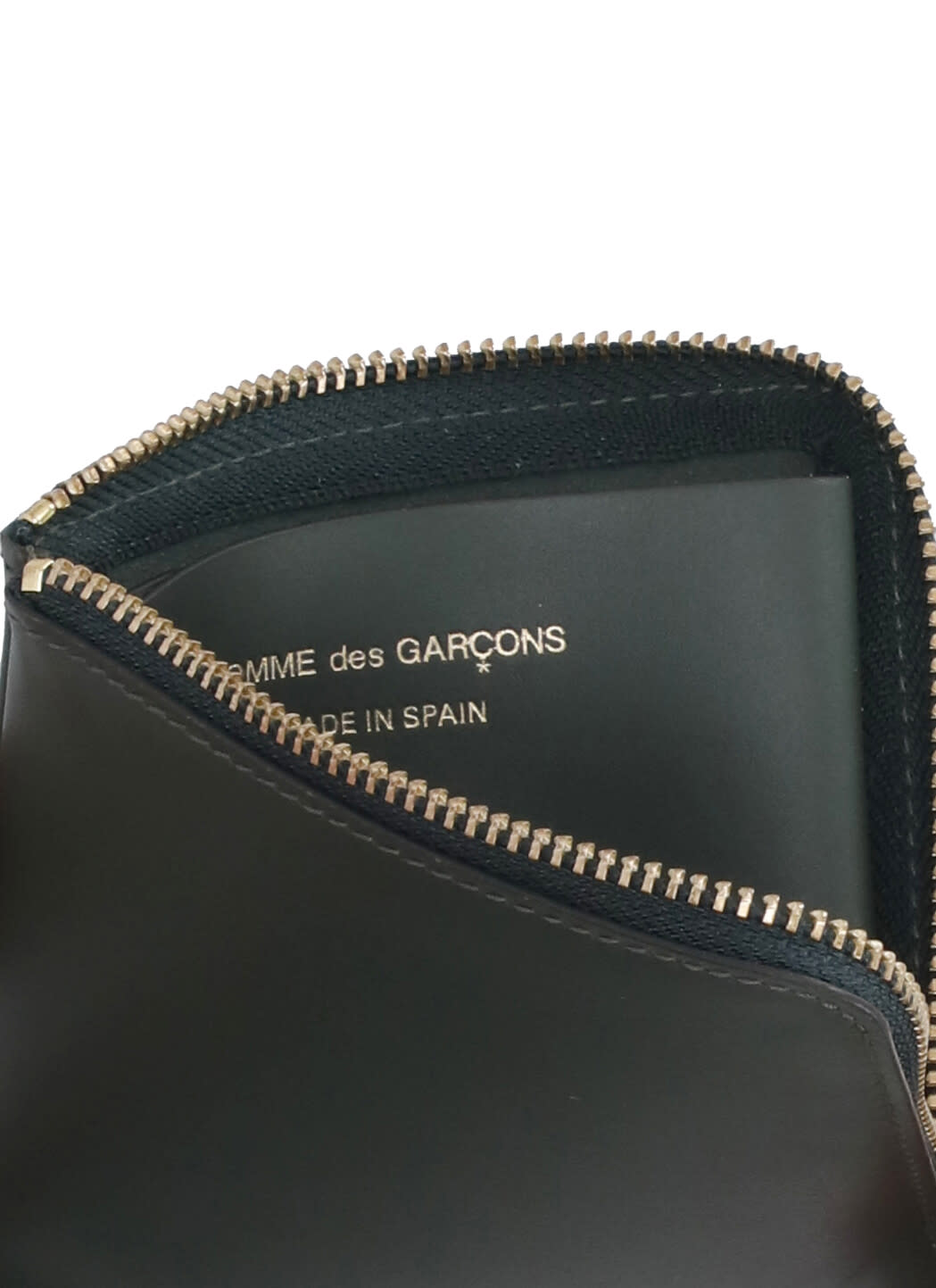 Comme Des Garçons Wallet Classic Zip Wallet In Green