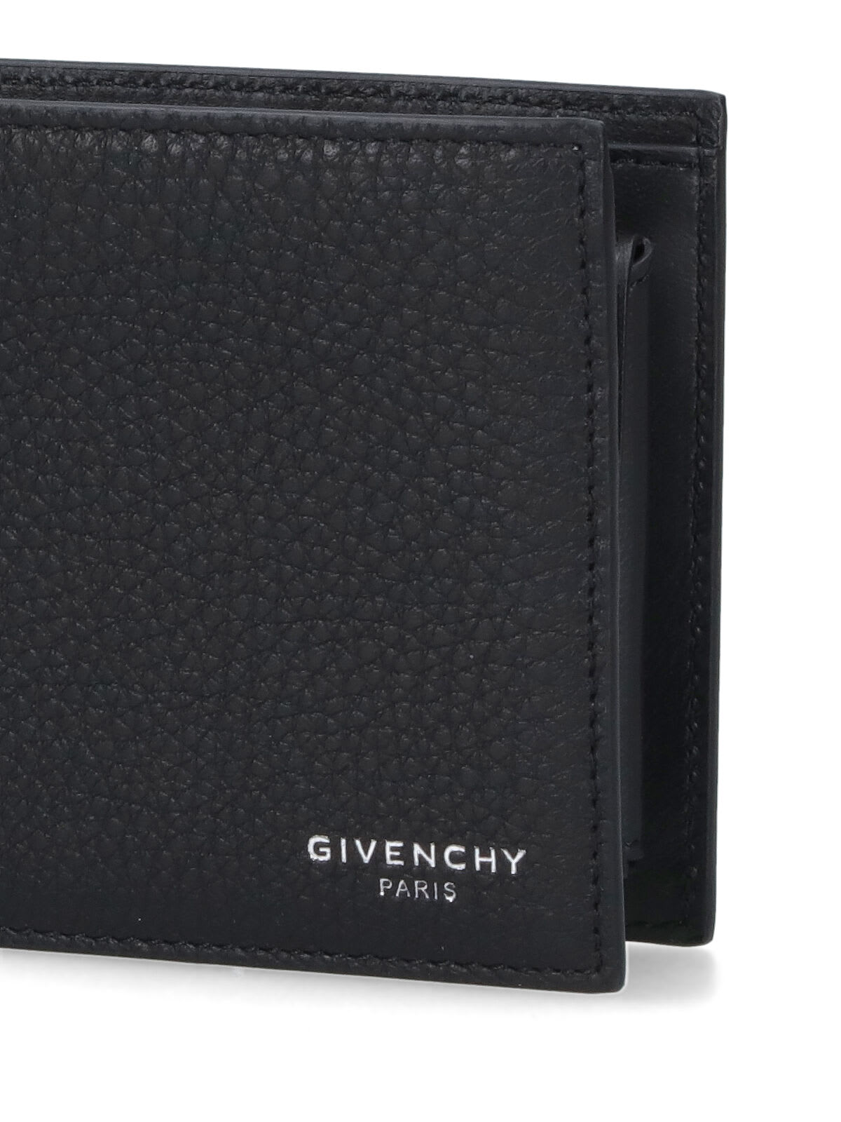 Givenchy Textured Leather Wallet With Coin Pocket In Black