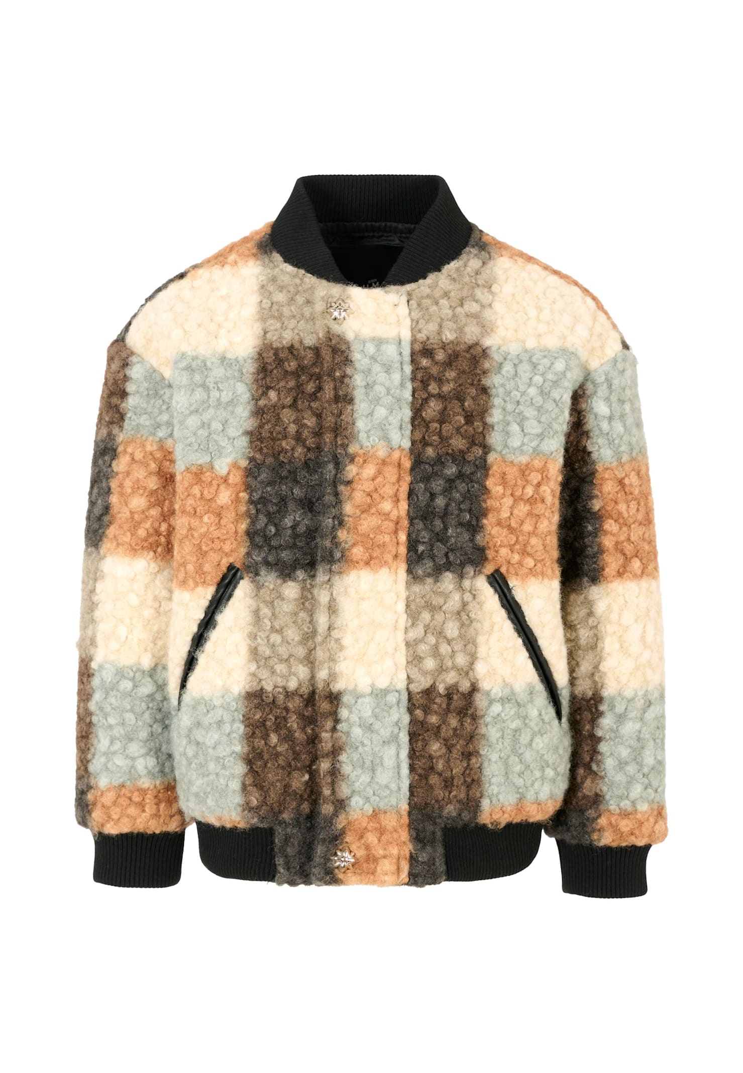 Richmond Multicolor Bomber Jacket For Boy With Logo In Multi