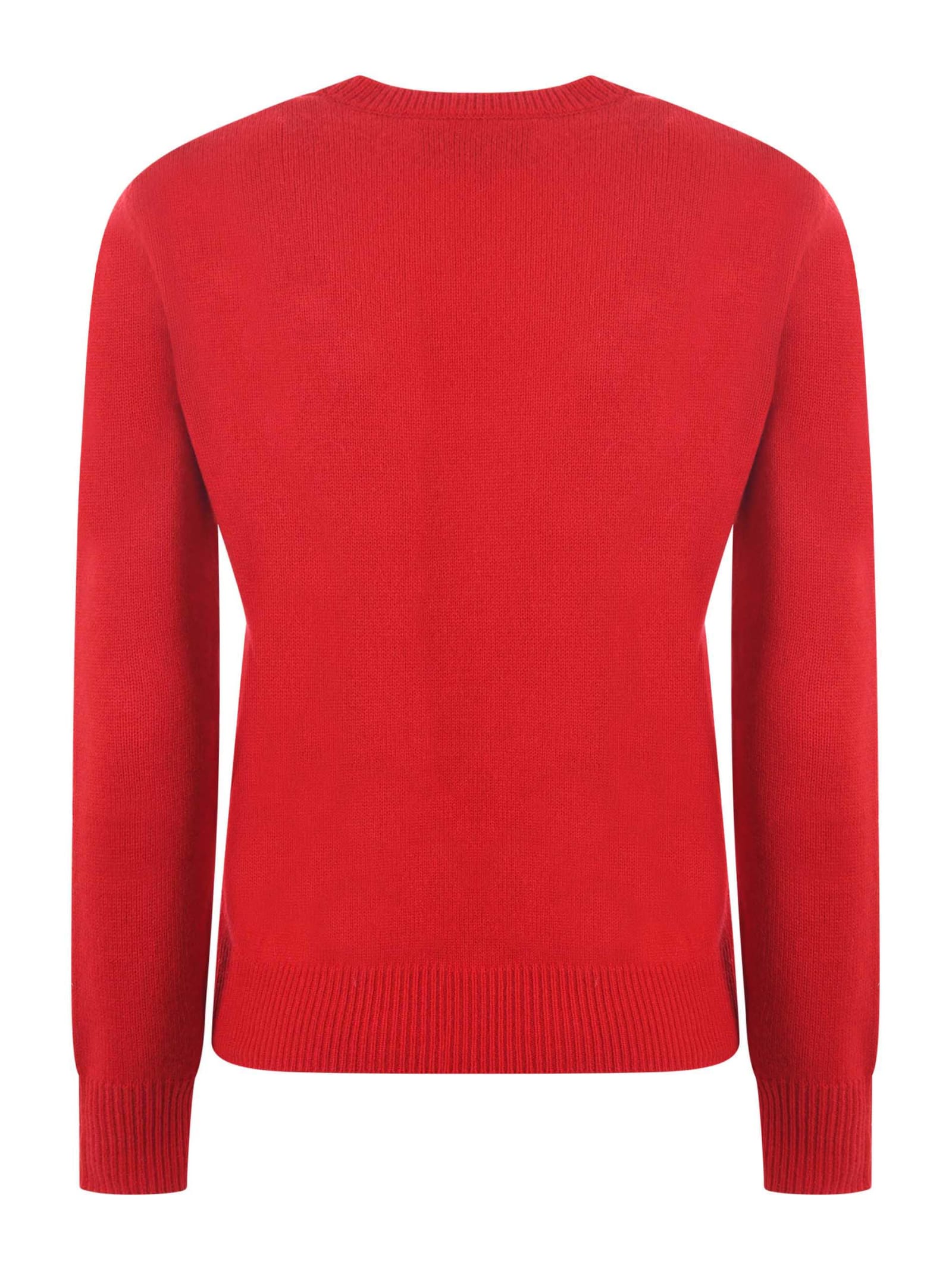 Shop Mc2 Saint Barth Sweater In Rosso
