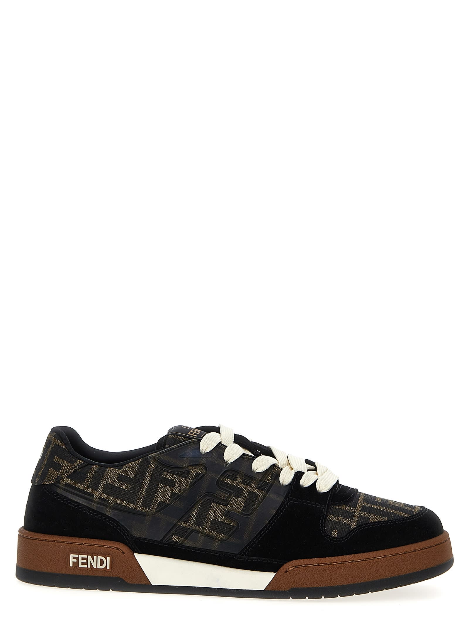 Shop Fendi Match Sneakers In Multicolor