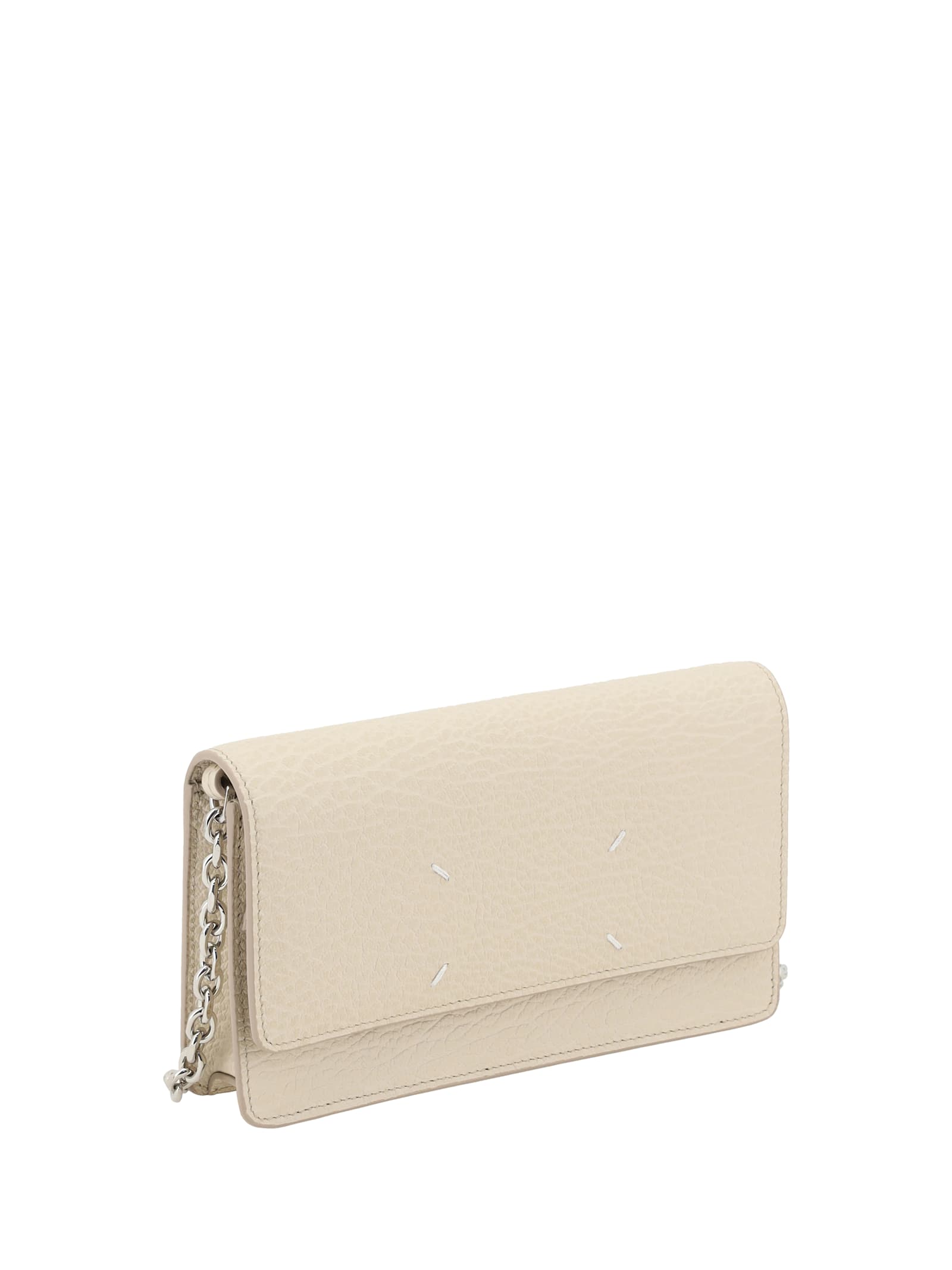 Maison Margiela Chain Wallet In Amande