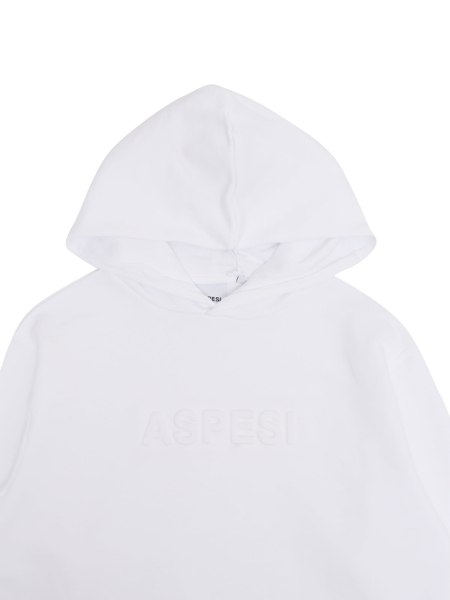 Aspesi Basic Sports Sweatshirt In White