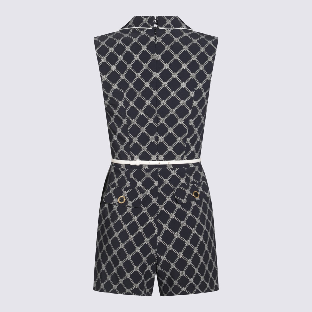 Elisabetta Franchi Black Jumpsuits In Multi
