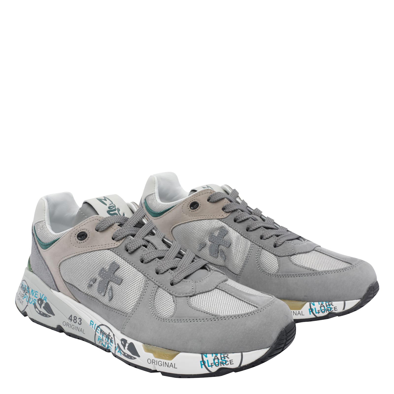Premiata Sneakers Grey In Gray