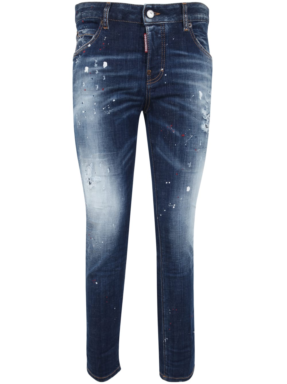 Shop Dsquared2 Cool Girl Jean In Navy Blue