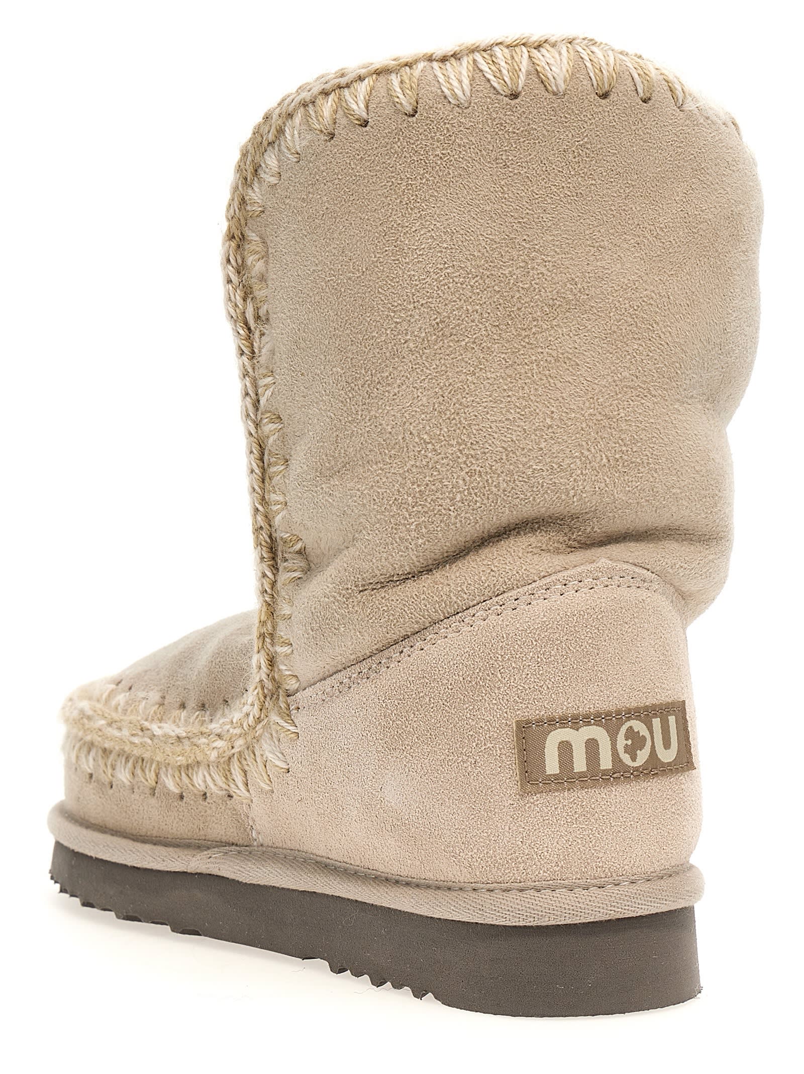 Mou Eskimo 24 Ankle Boots In Beige