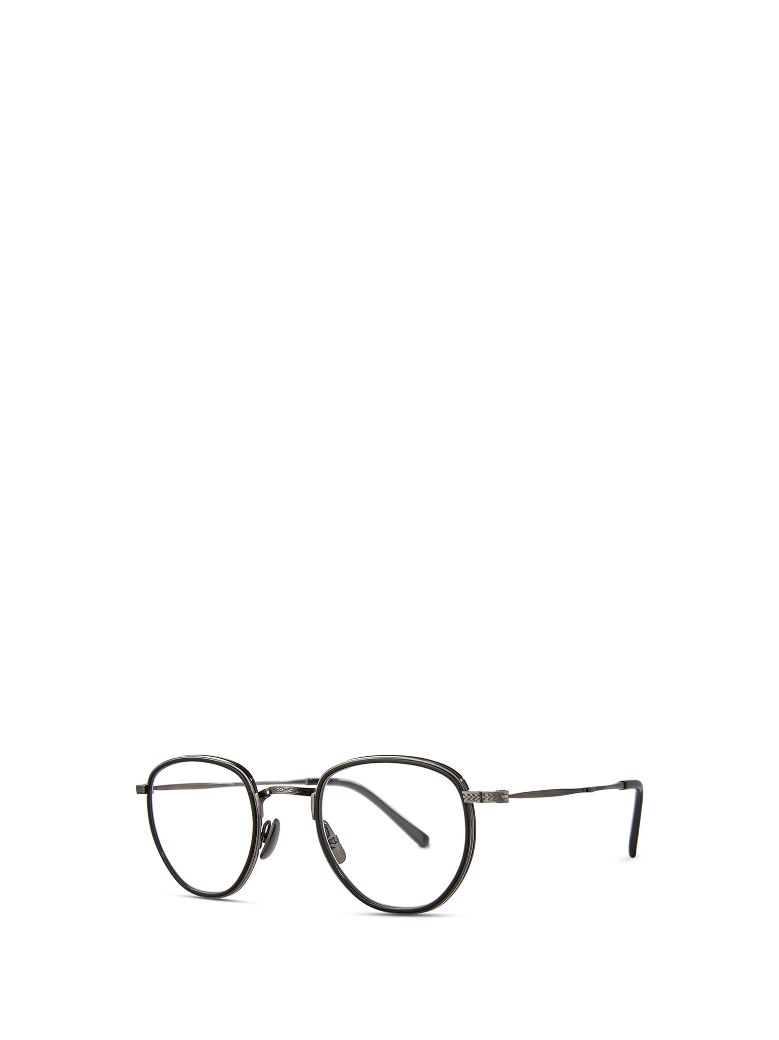 Shop Mr Leight Roku C Black-pewter Glasses