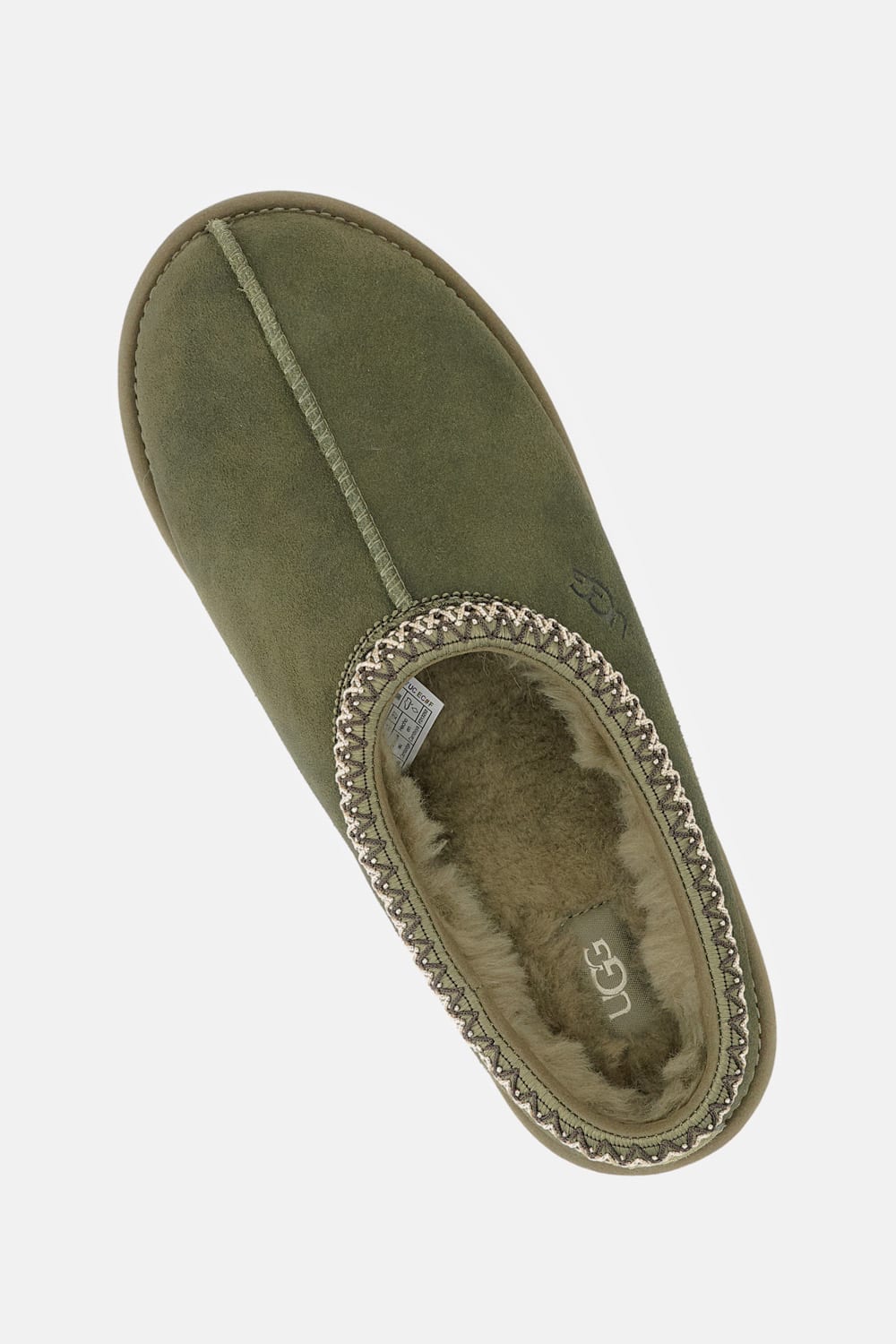 Ugg Tasman Baxter Slippers Burnt Olive In Green
