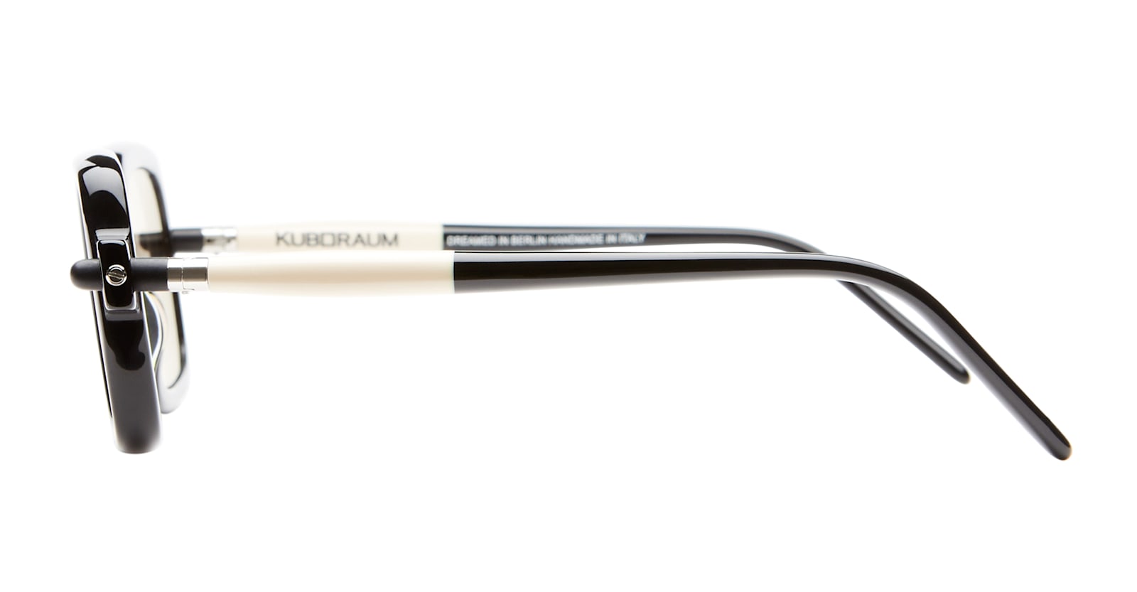 Kuboraum Mask P2 - Black / Ivory Sunglasses In Black