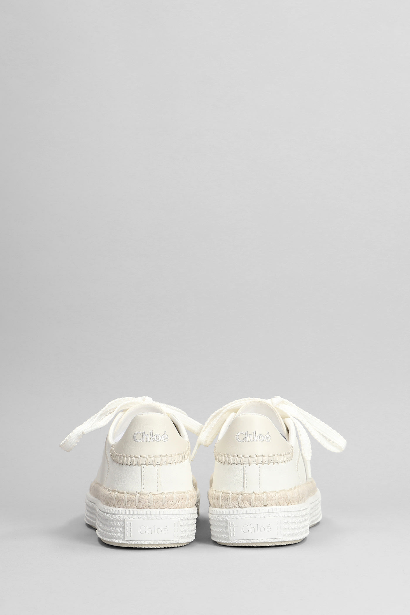 Shop Chloé Telma Sneakers In White Leather