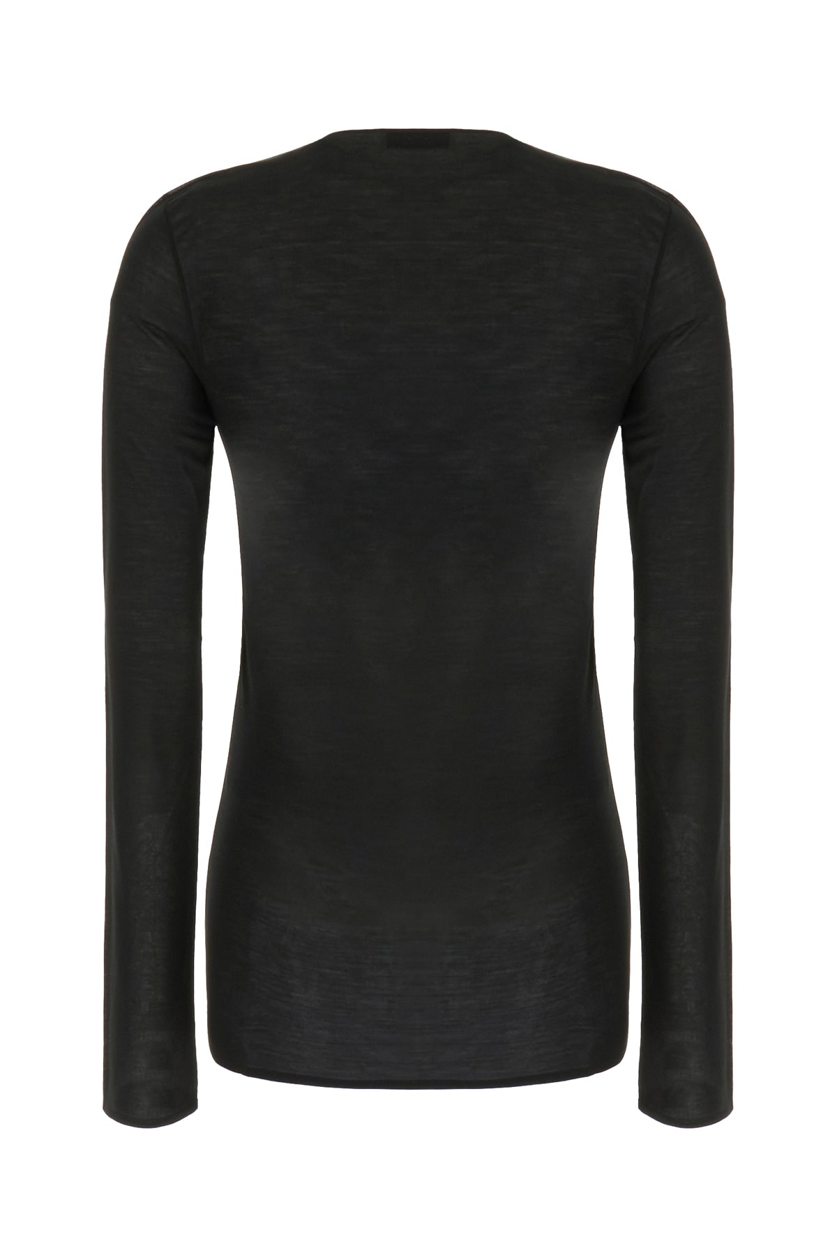 Shop Saint Laurent Black Silk Top In 1000