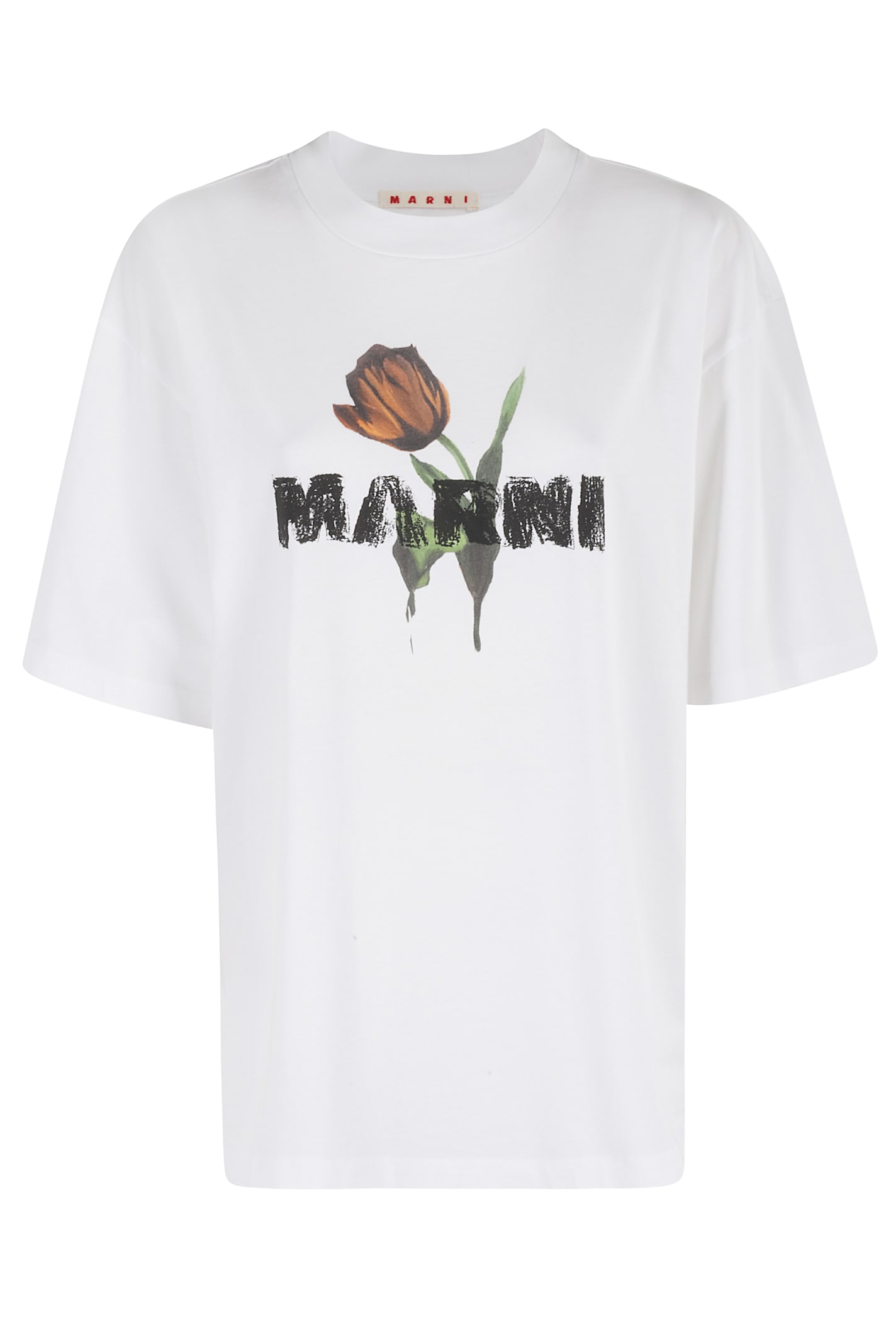 Marni Jersey Logo Short Sleeved T-shirt