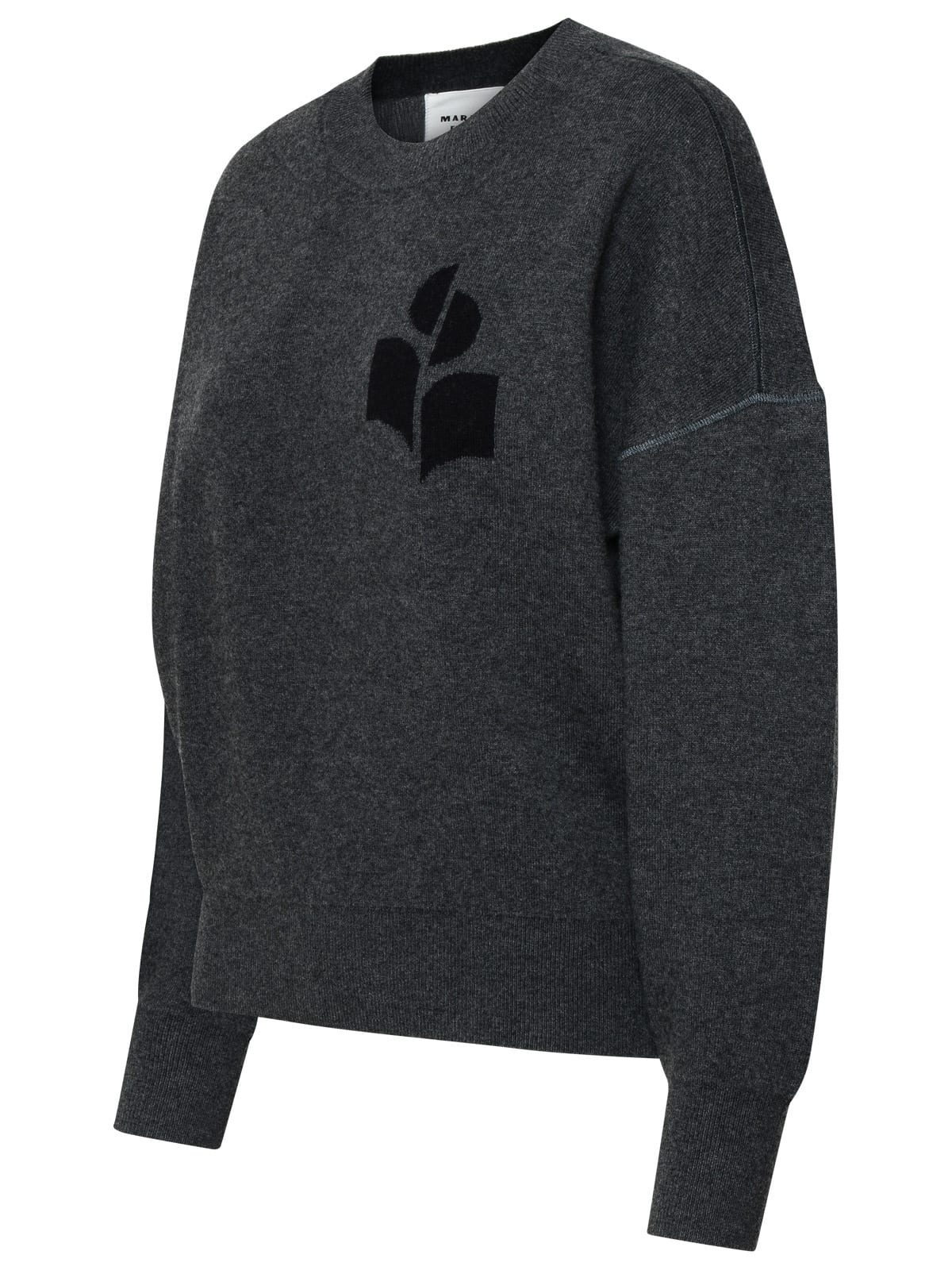 Shop Marant Etoile Grey Wool Blend Atlee Sweater