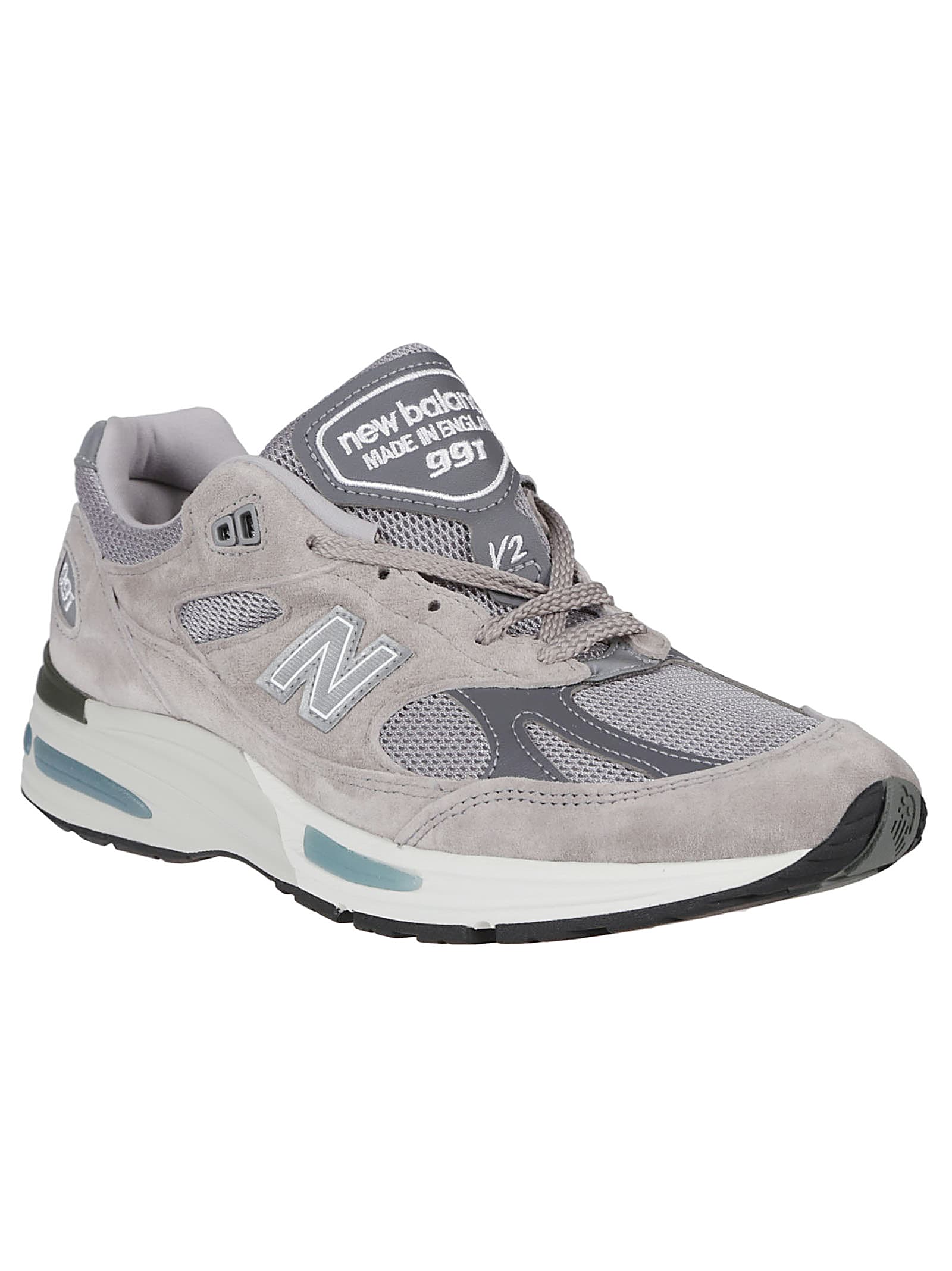 Shop New Balance 991 Sneakers In Dark Grey