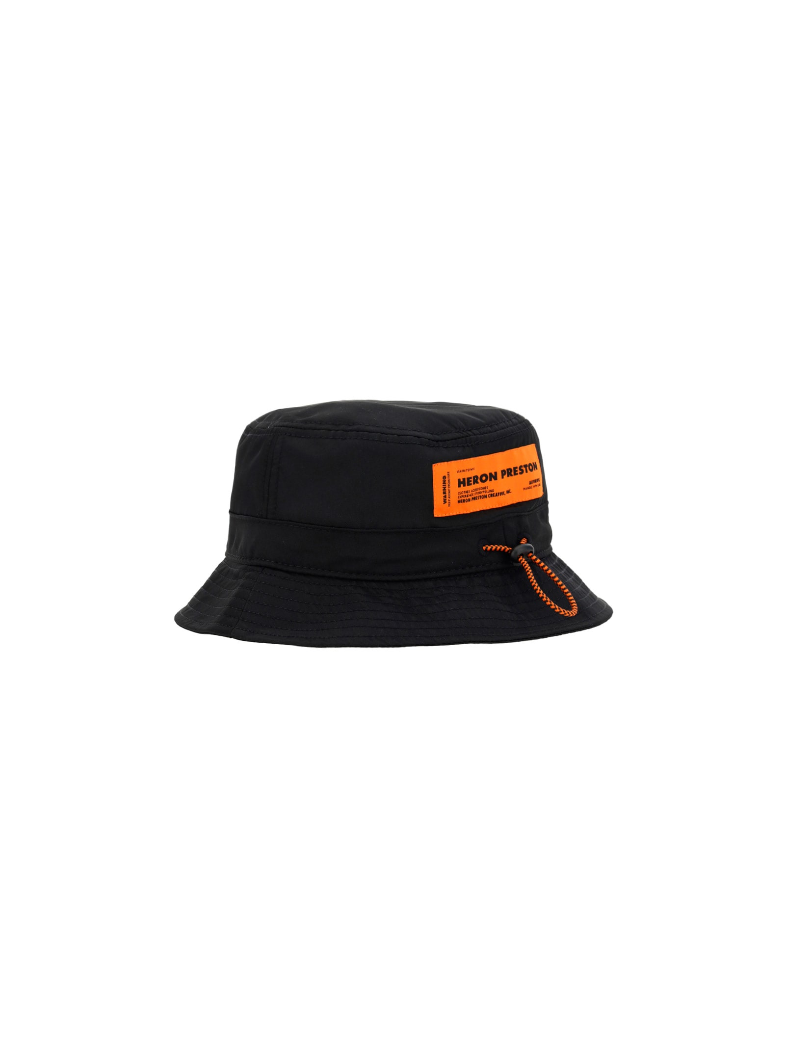 Heron Preston Hpny Nylon Bucket Hat In Black/white
