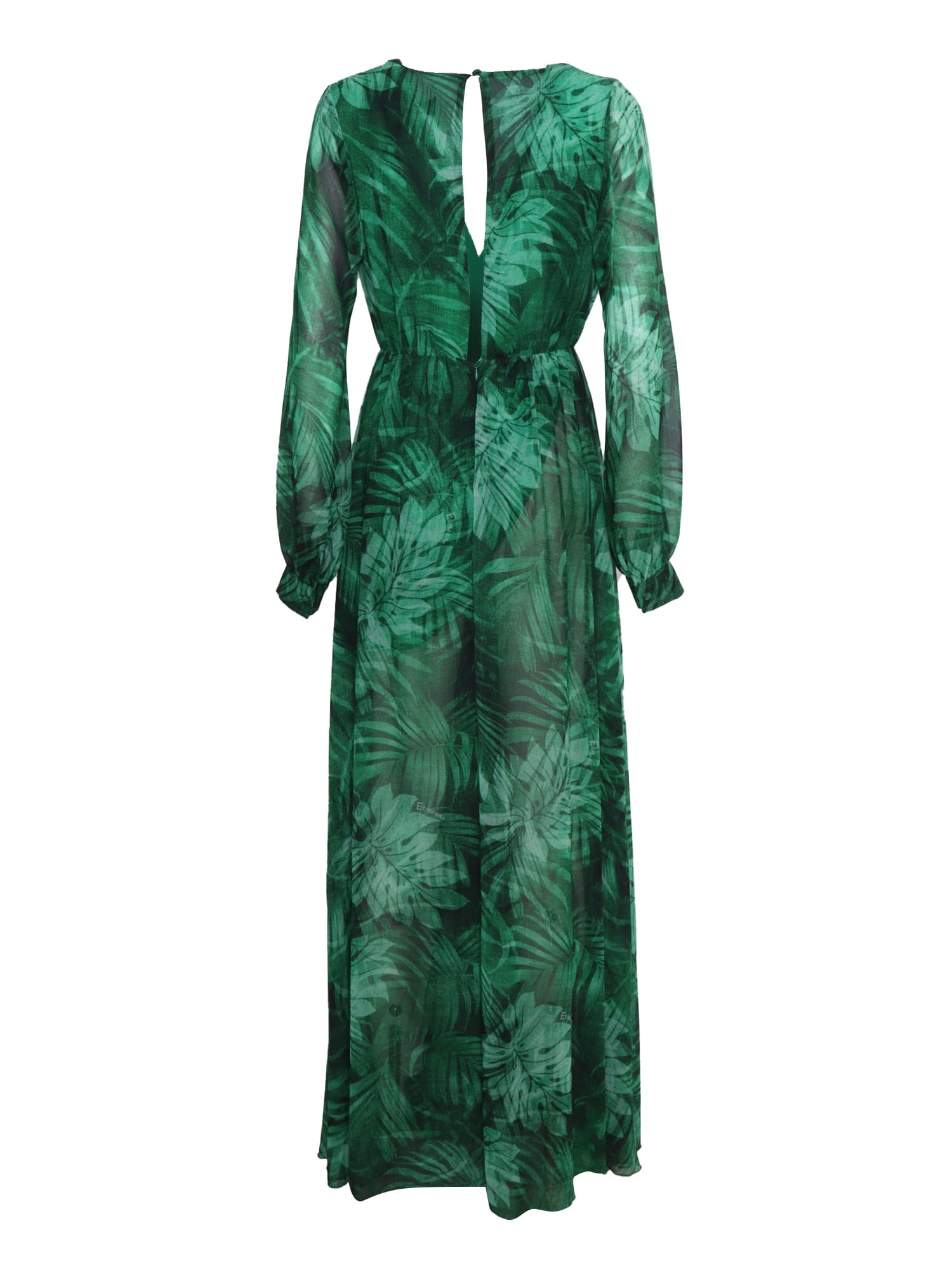 Shop Ermanno Ermanno Scervino Foresta Long Dress In Green