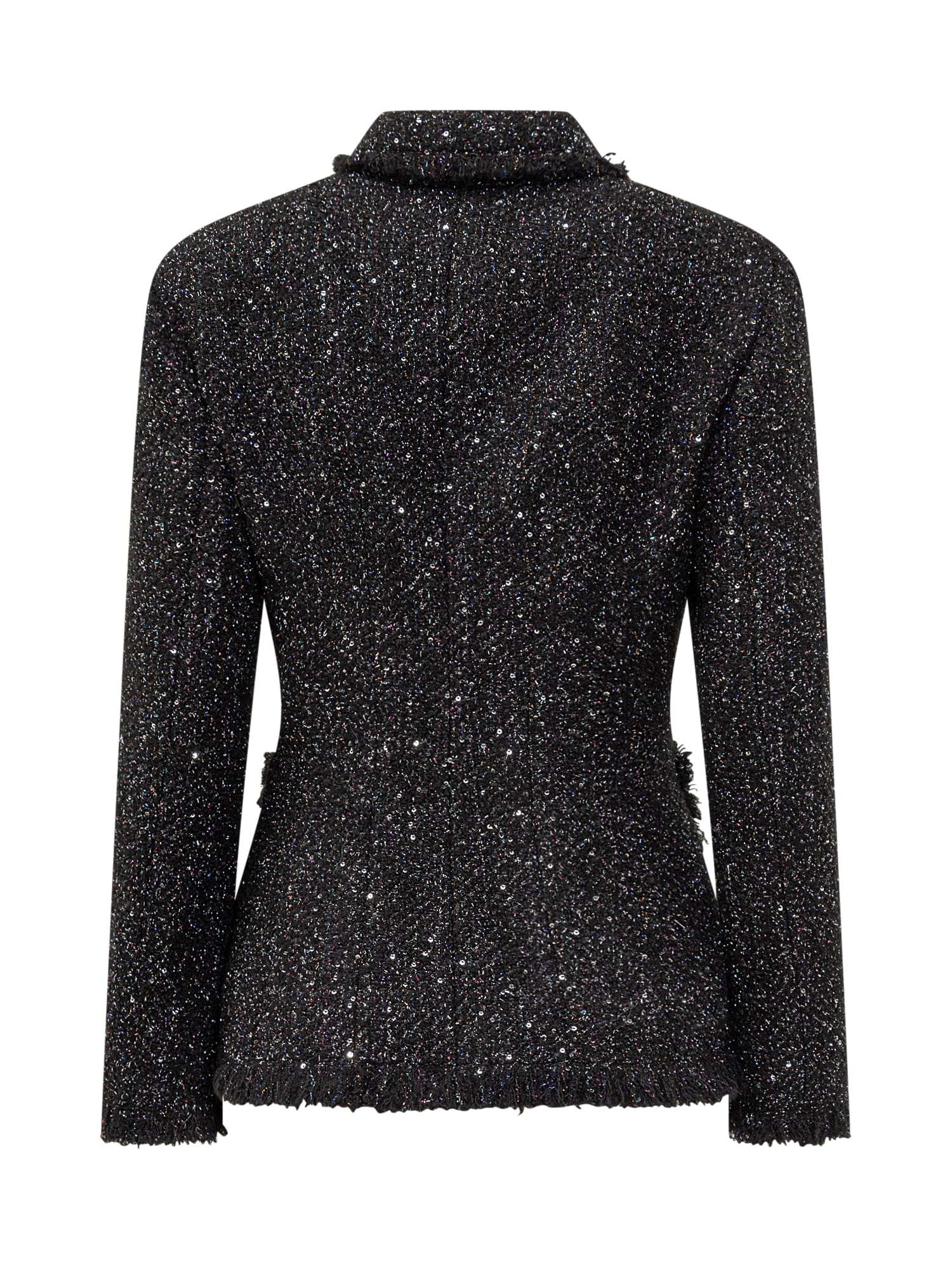 Shop Msgm Blazer In Black