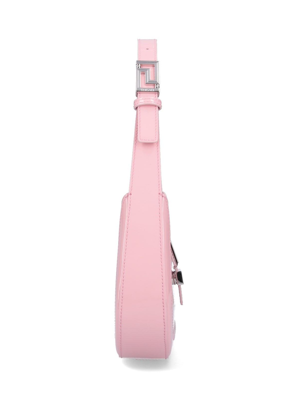 Shop Versace Greca Goddess Shoulder Bag In Pink