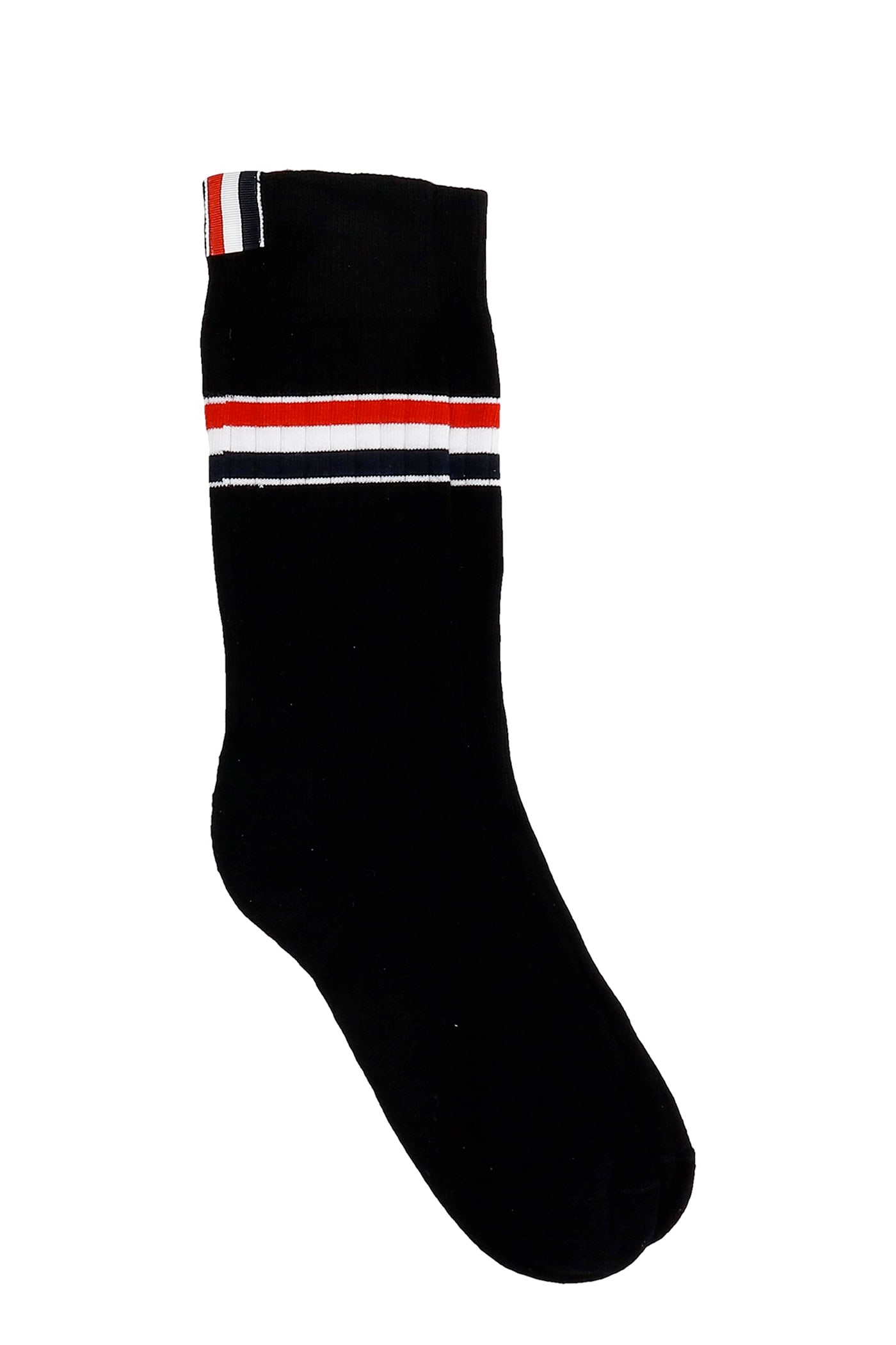 Thom Browne Socks In Black Cotton
