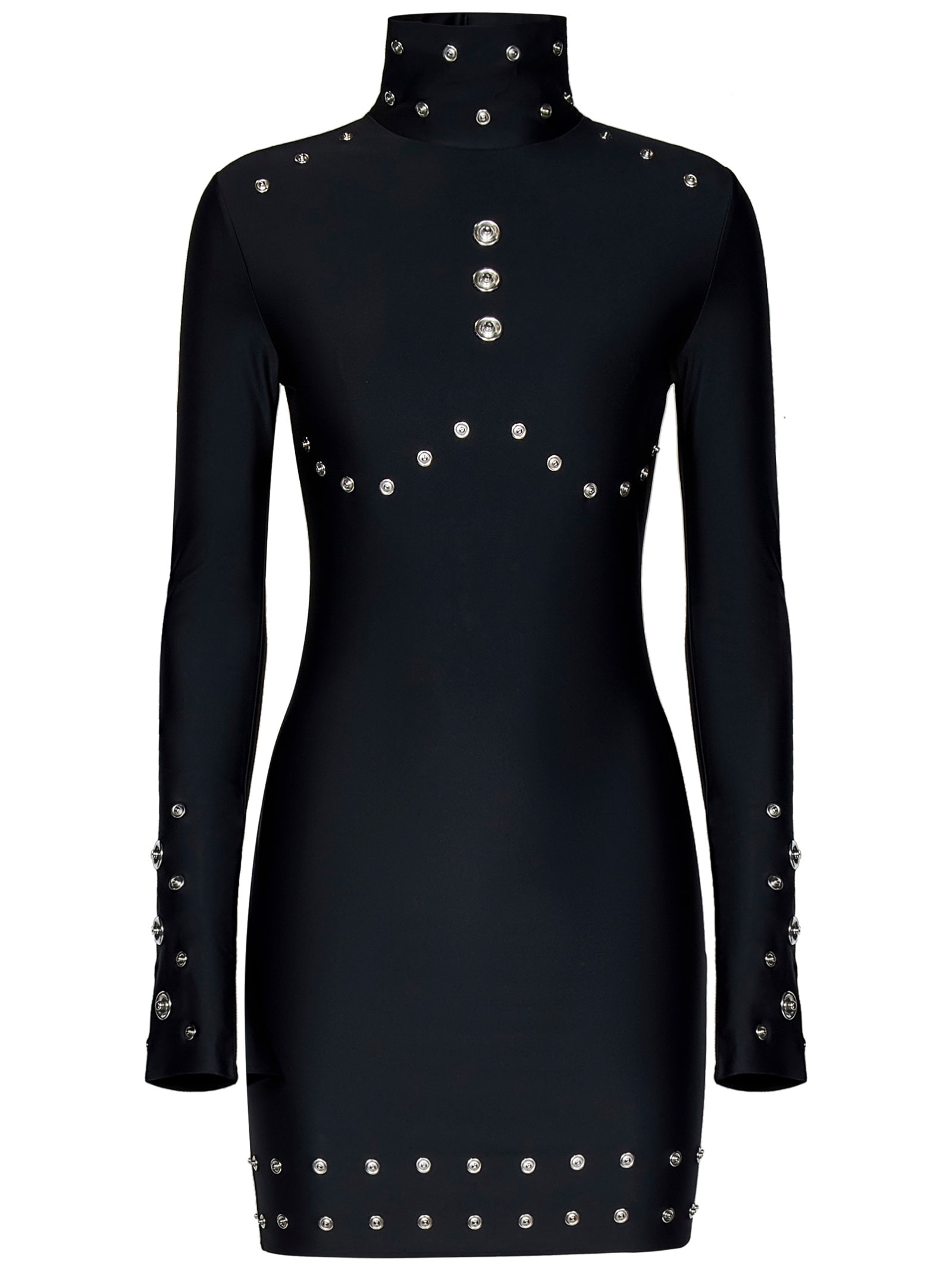 Shop Coperni Mini Dress In Black