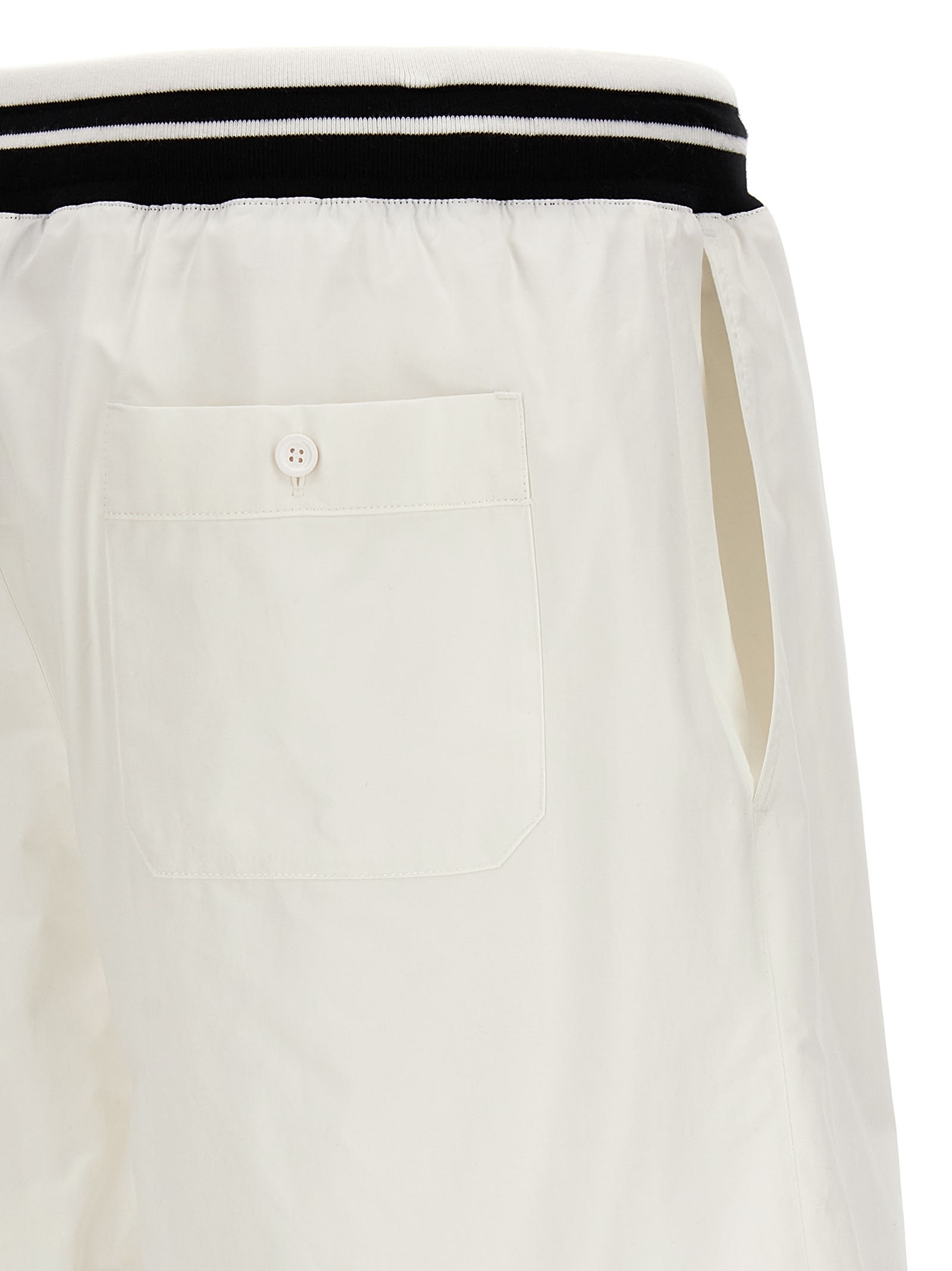 Shop Dolce & Gabbana Dolce&gabbana Bermuda Shorts In White/black