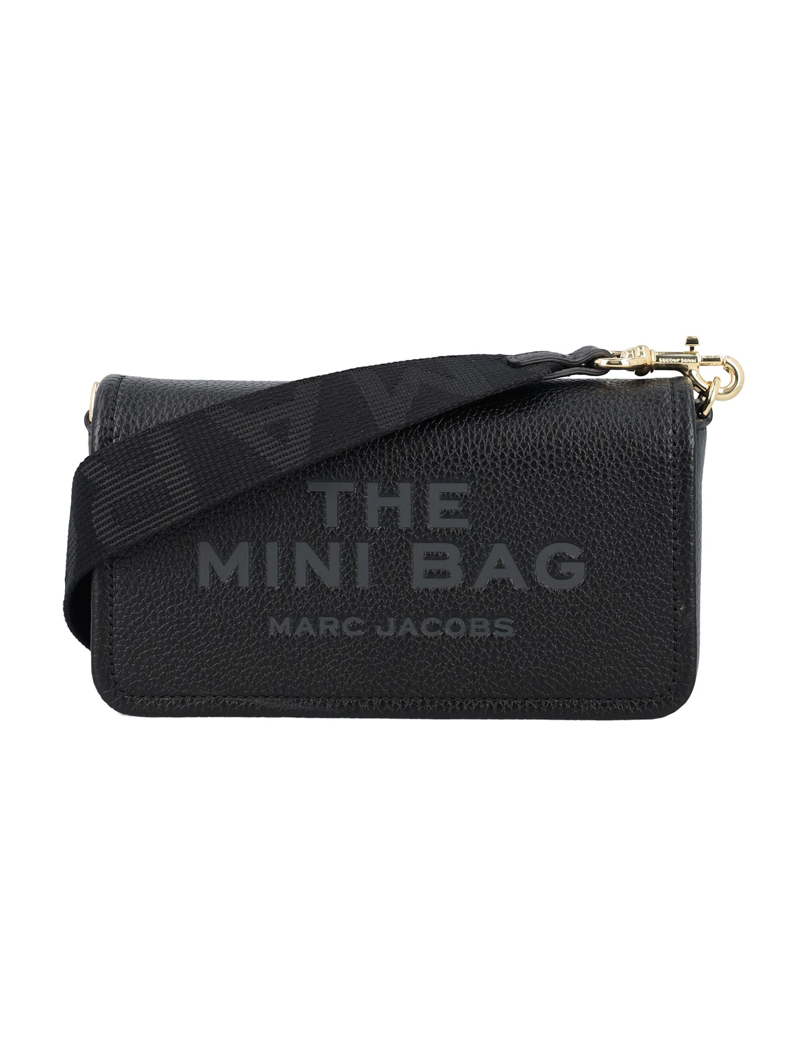 Marc Jacobs The Mini Bag Debossed-logo Shoulder Bag In Pink