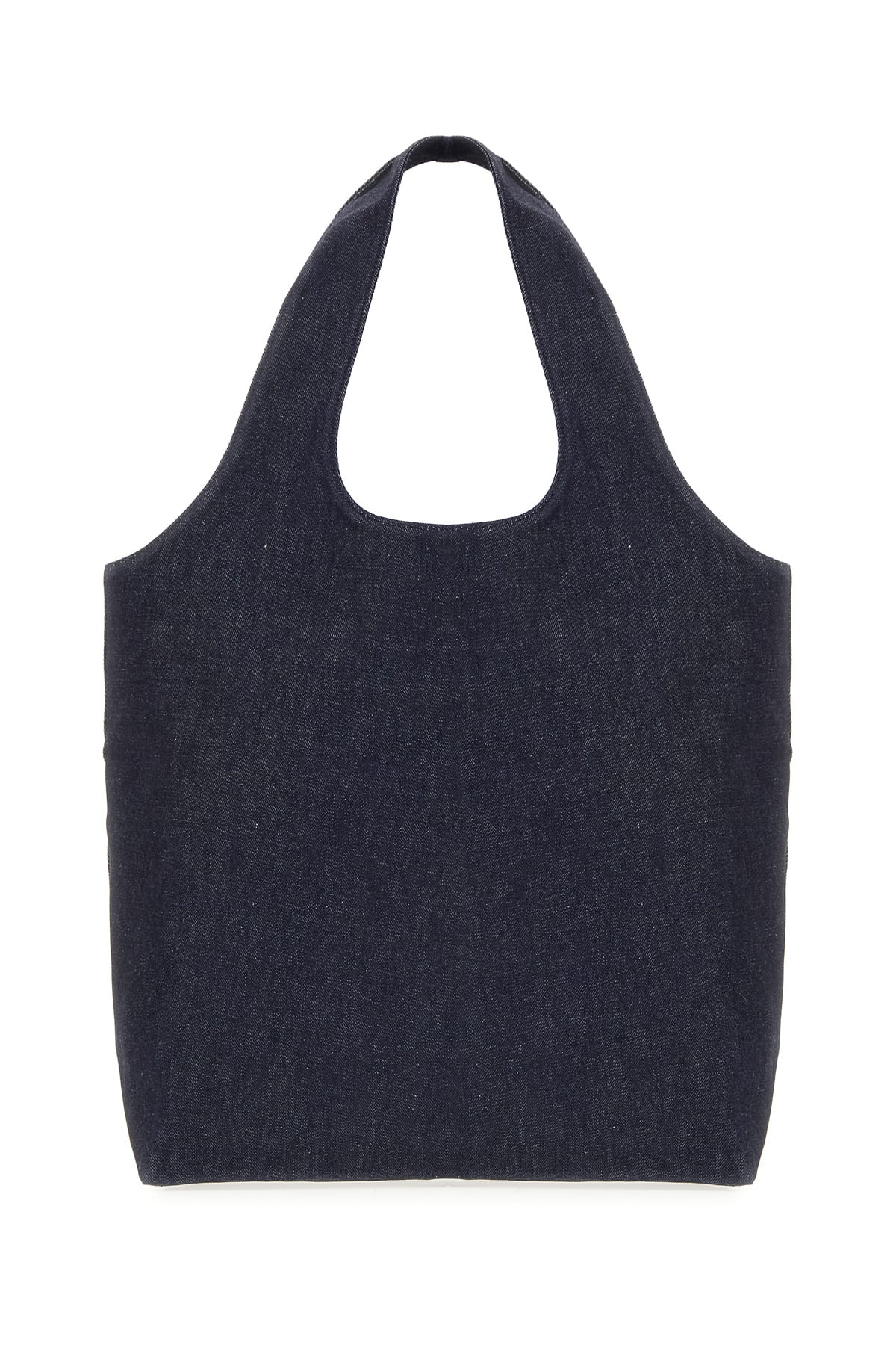 Apc Denim Shopping Bag In Purple