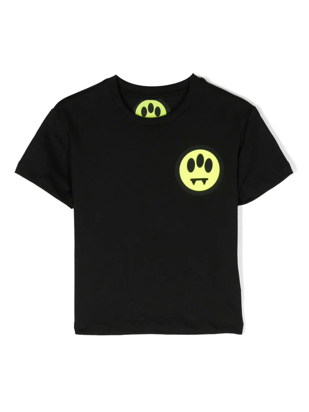 Barrow Teen Logo-print Cotton T-shirt In Nero