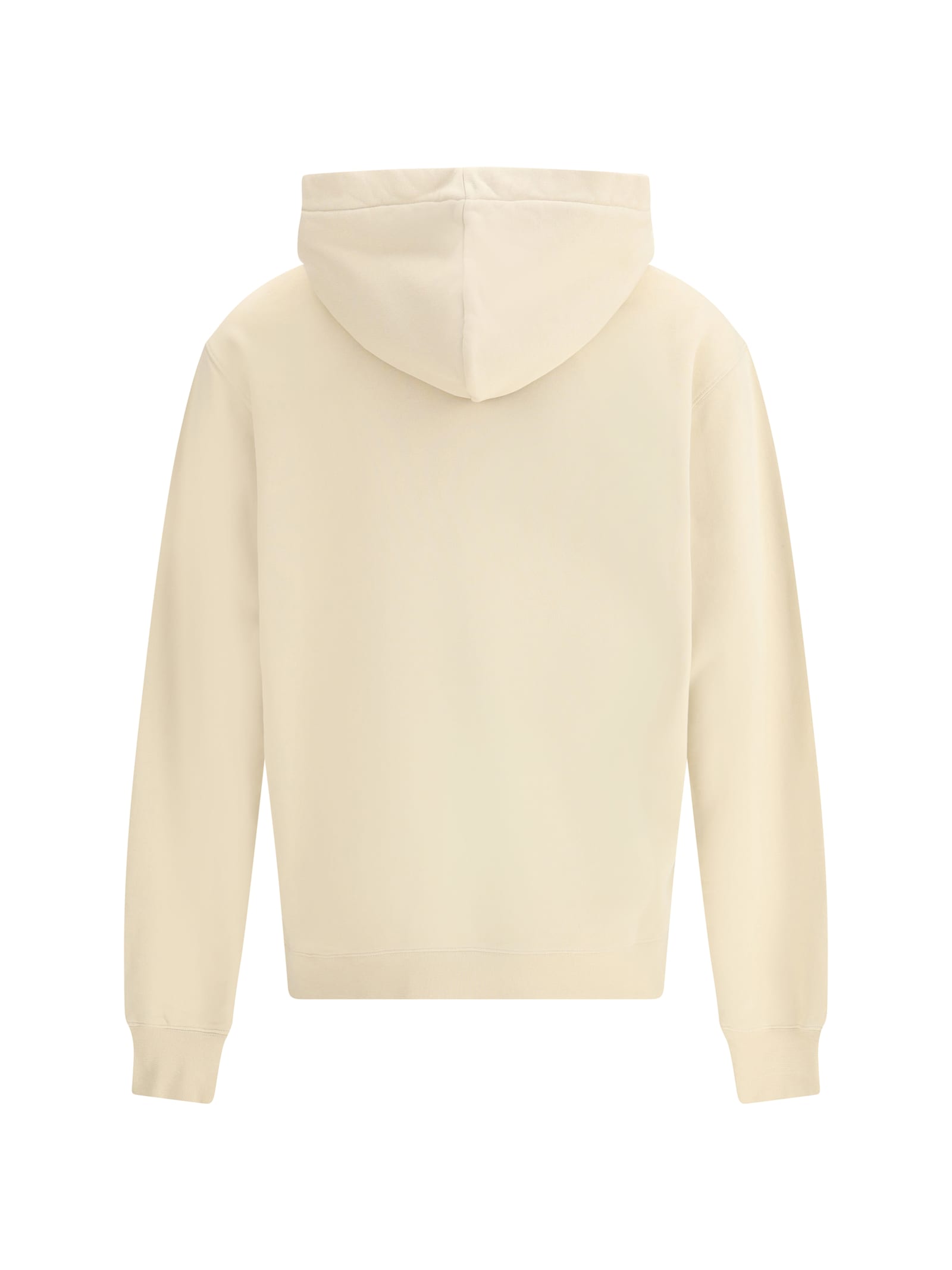 Jacquemus Le Hoodie Gros Grain Cotton Sweatshirt In Neutral