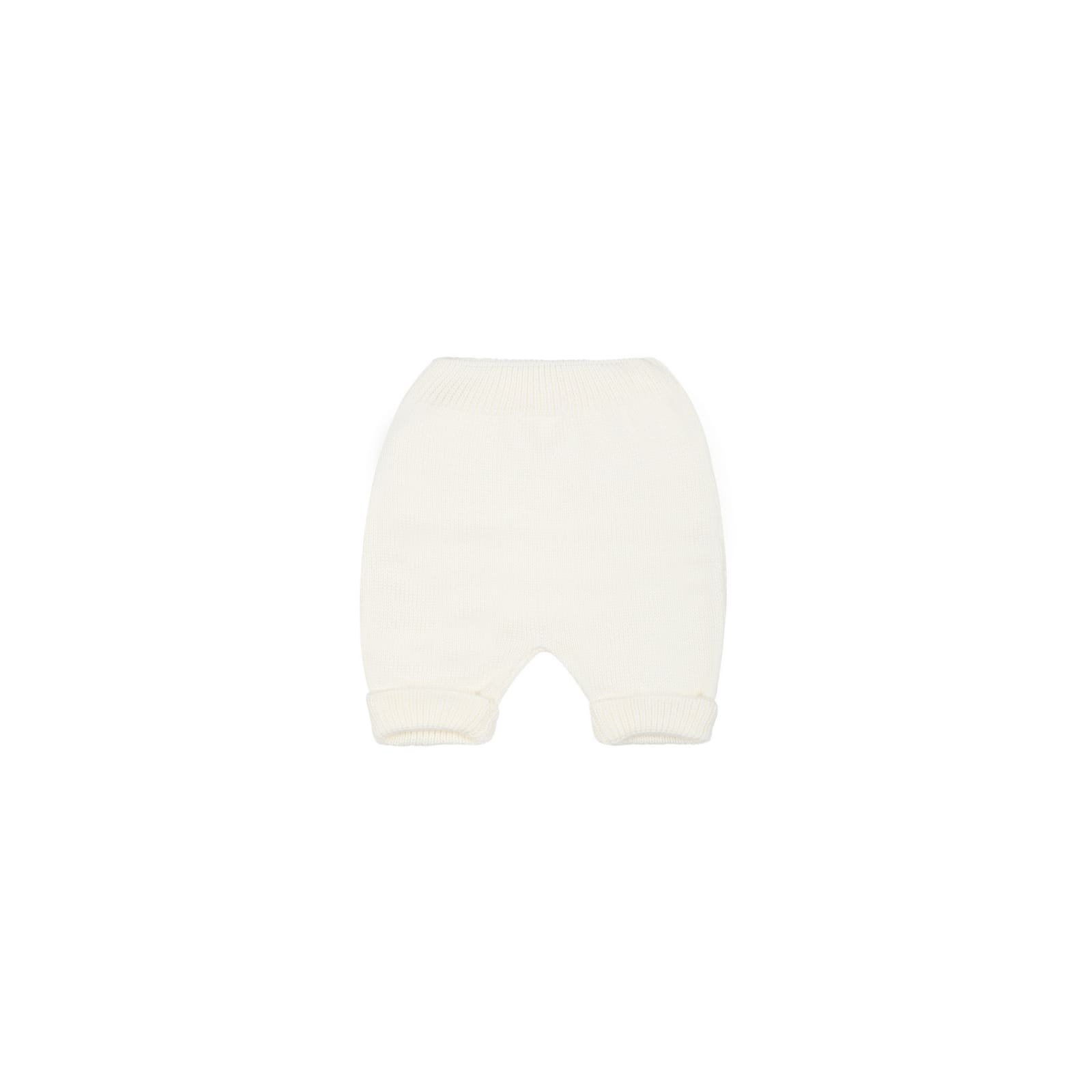 Little Bear White Casual Trousers For Baby Boy