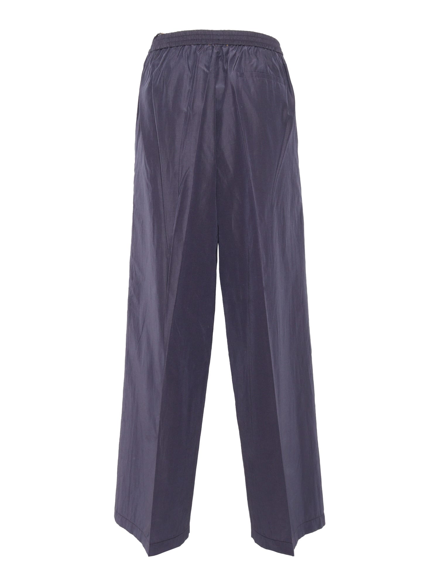 Shop Forte Forte Taffetas Chic Palazzo Pants In Black
