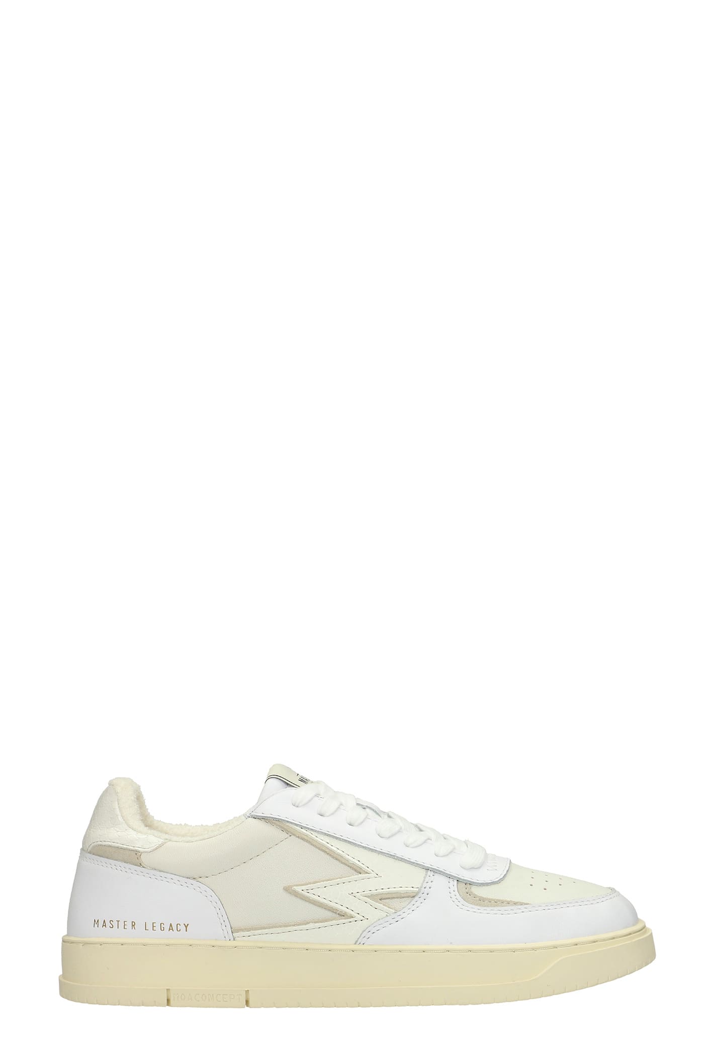 Moa Master Of Arts Sneakers In White Leather