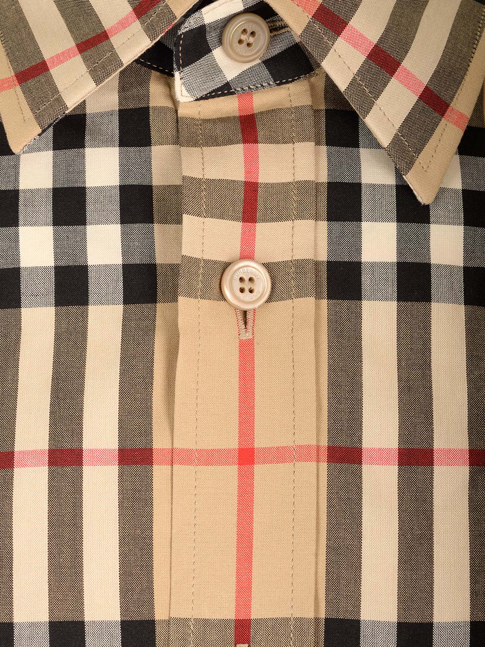 Burberry Shirt With Vintage Check Pattern In Neutral