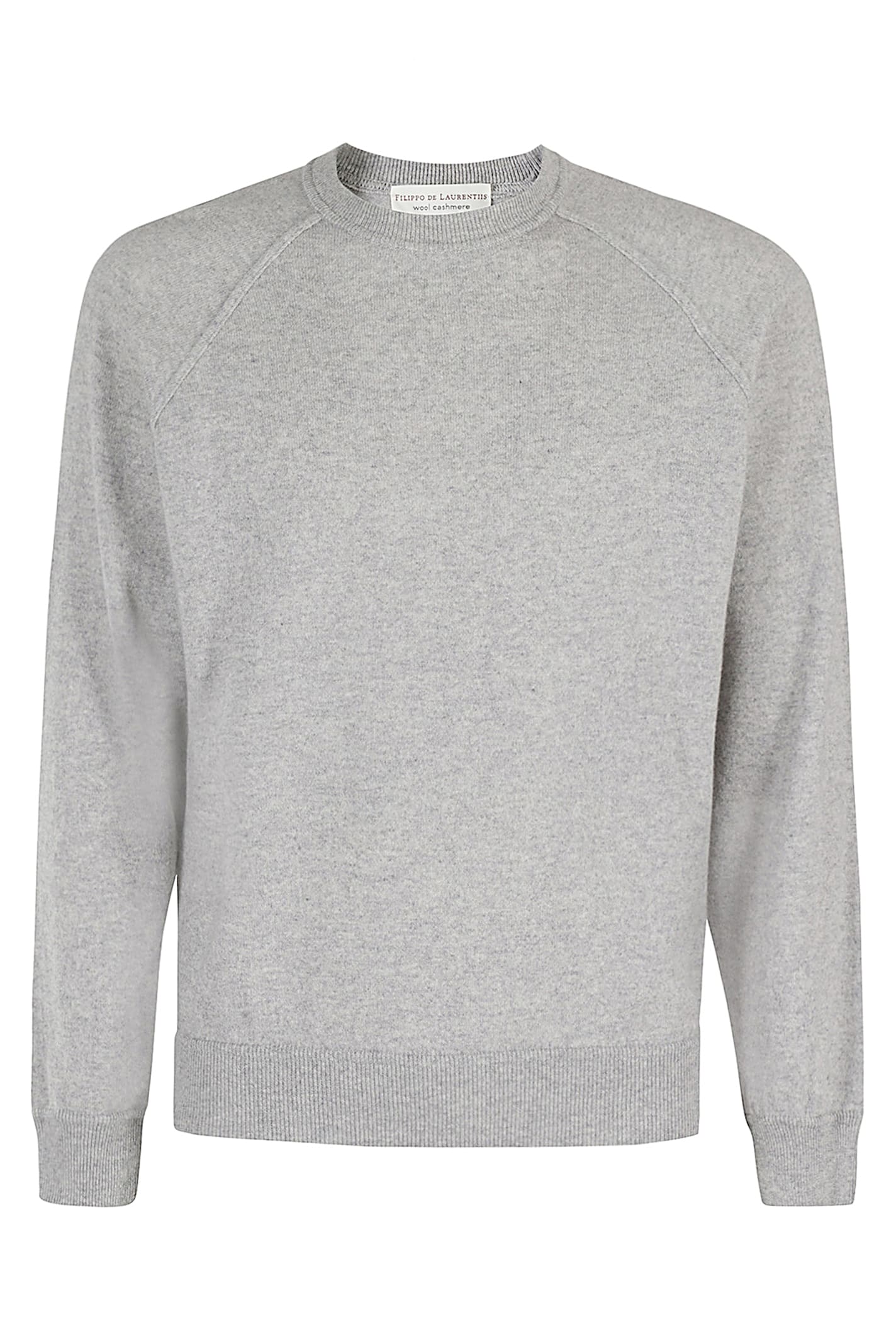 Filippo De Laurentiis Round Neck Pullover In Gray