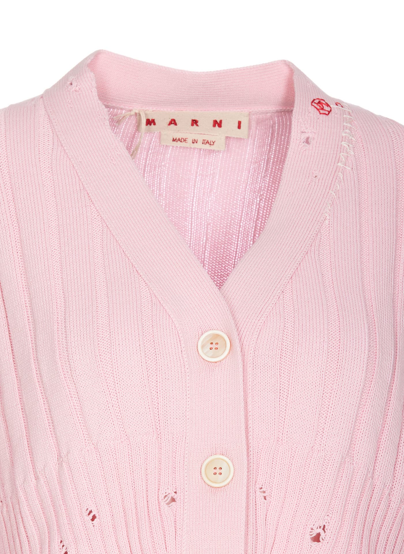 Shop Marni Cardigan In Pink