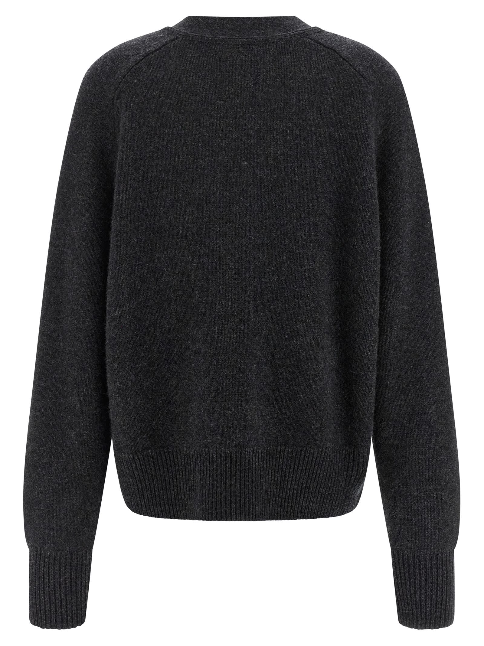 Extreme Cashmere 'n°437 Papilli Short' Cardigan In Gray