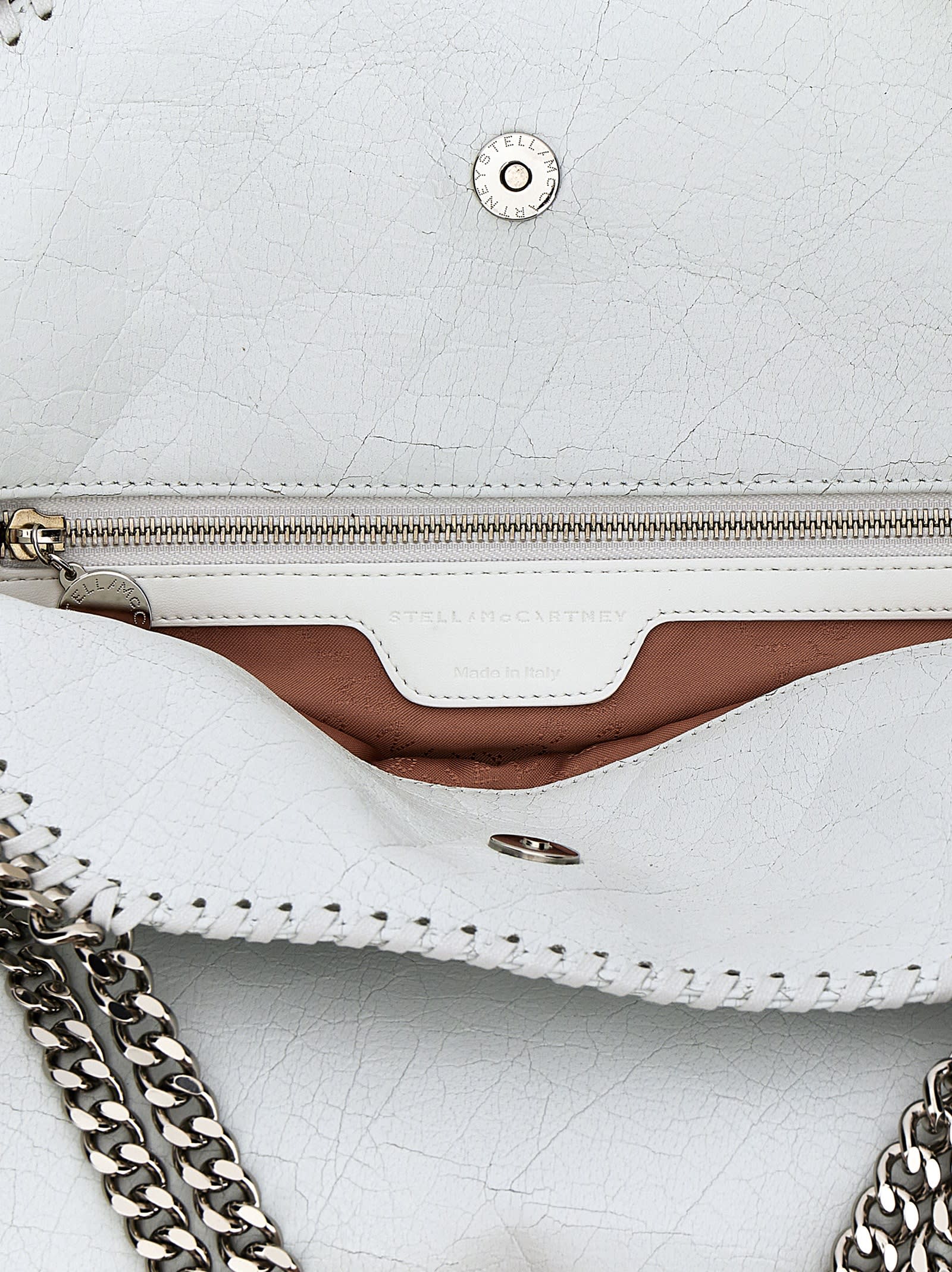 Shop Stella Mccartney Falabella Handbag In White