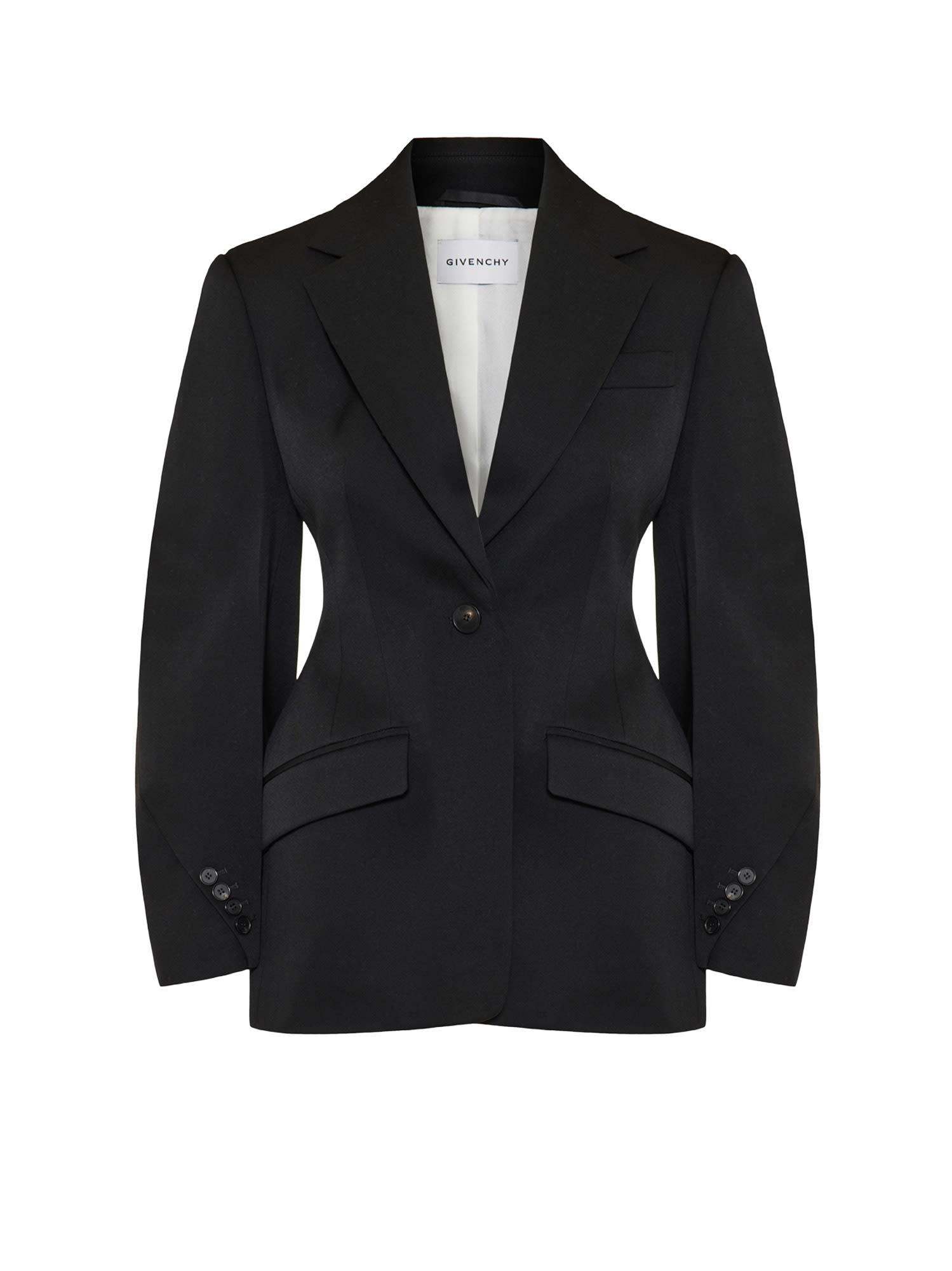 Givenchy Wool Blazer In Black