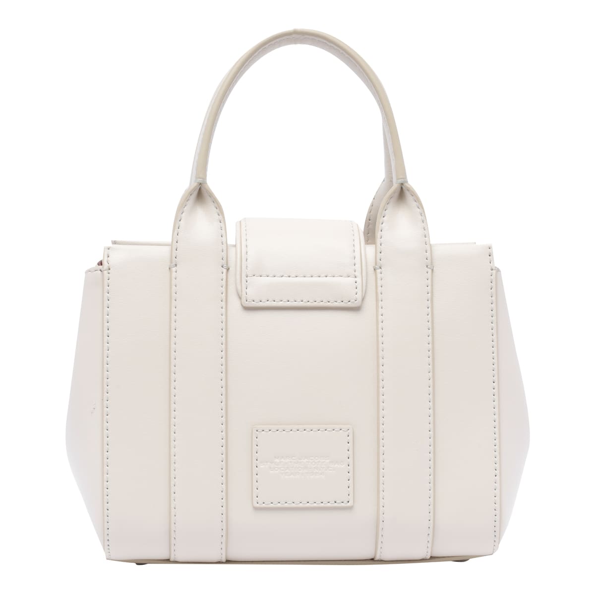 Shop Marc Jacobs The Turnlock Crossbody Tote Bag In White